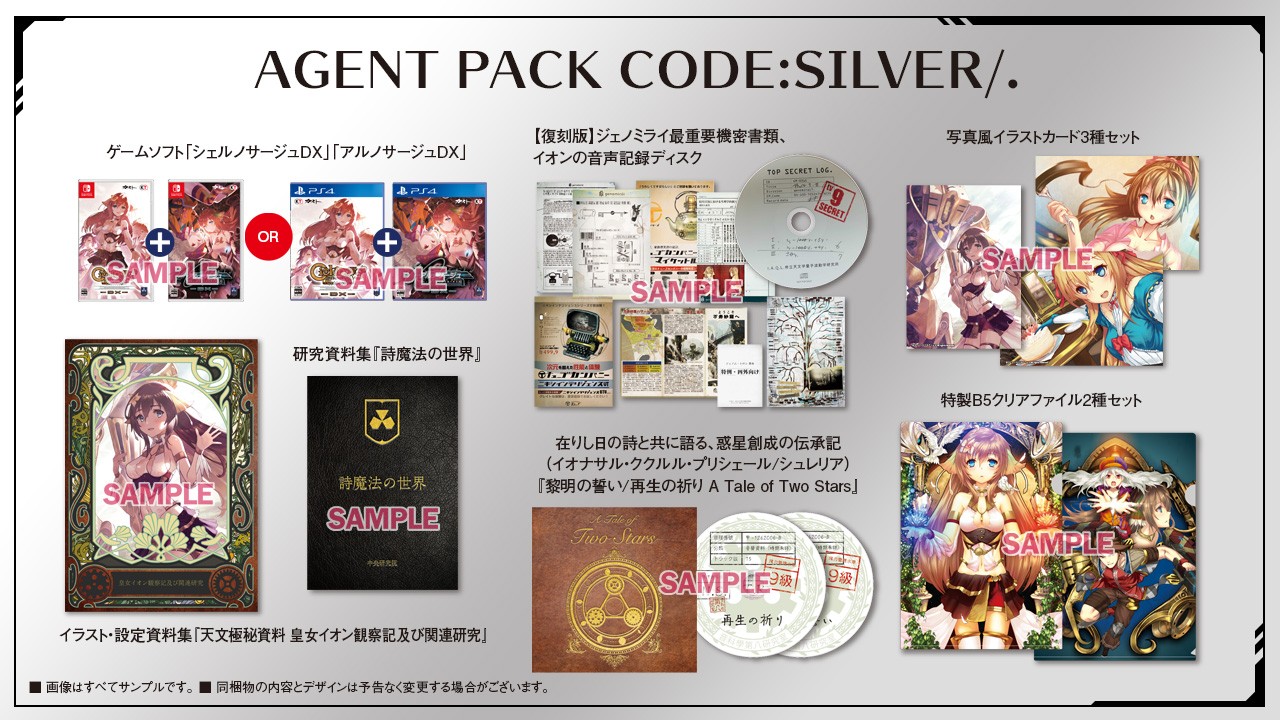 PS4 Surge Concerto DX Agent Pack Code: Silver Limited Edition Japan Game Sealed