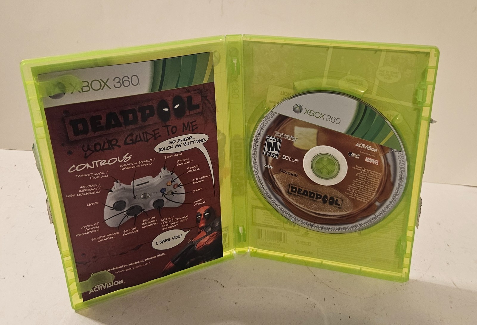 Deadpool Microsoft Xbox 360 (2013) Complete In Box with Manual Tested