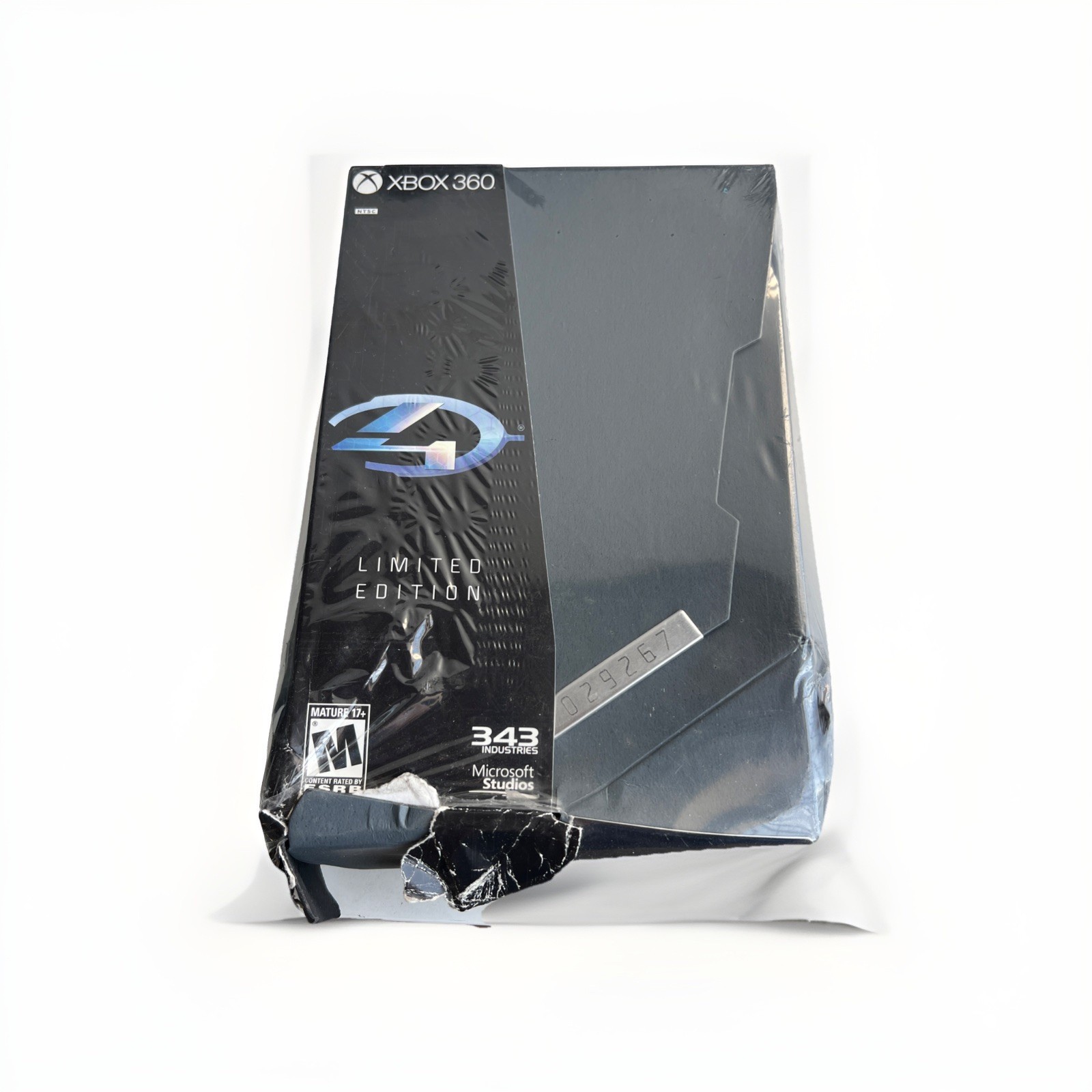 Halo 4 Limited Edition Numbered Factory Sealed Xbox 360 NEW (Damaged Box)