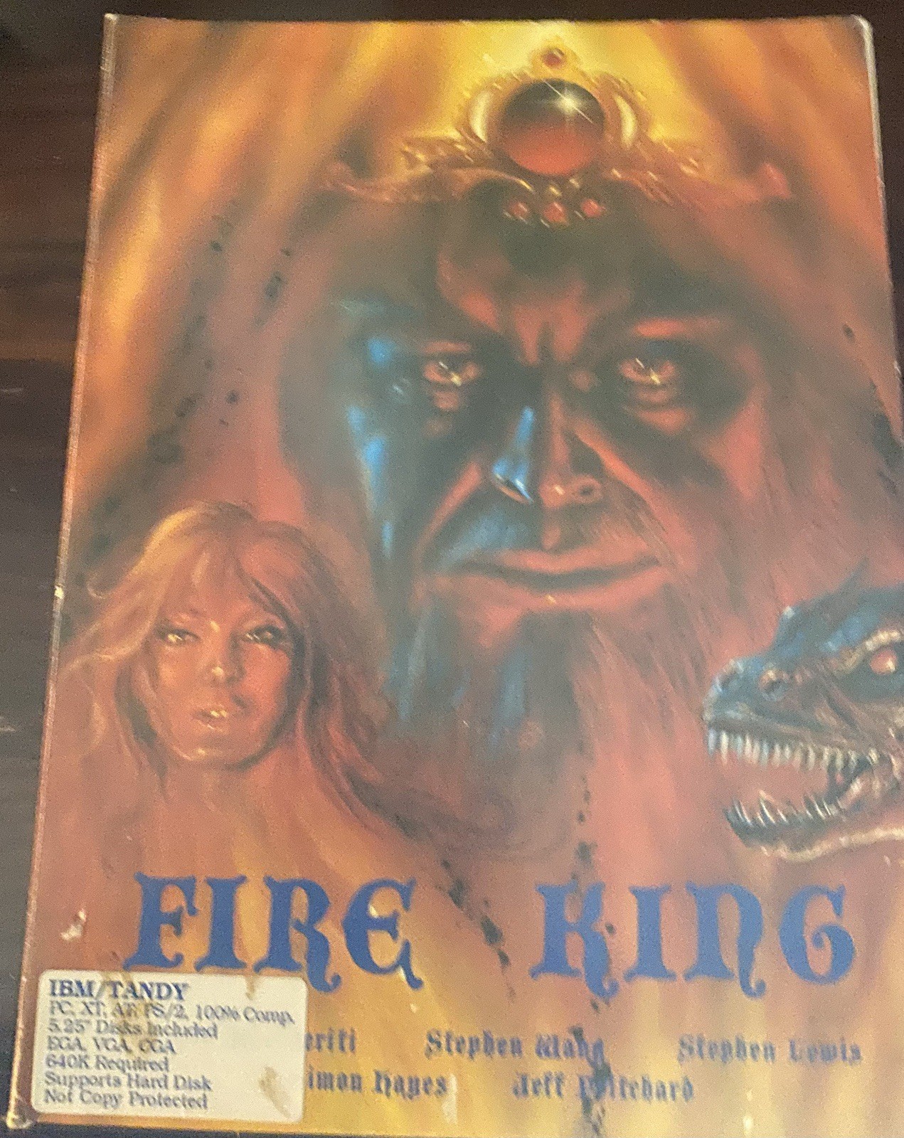Vintage Rare Fire King IBM Tandy Complete With TrifoldBrochure Excellent Cons