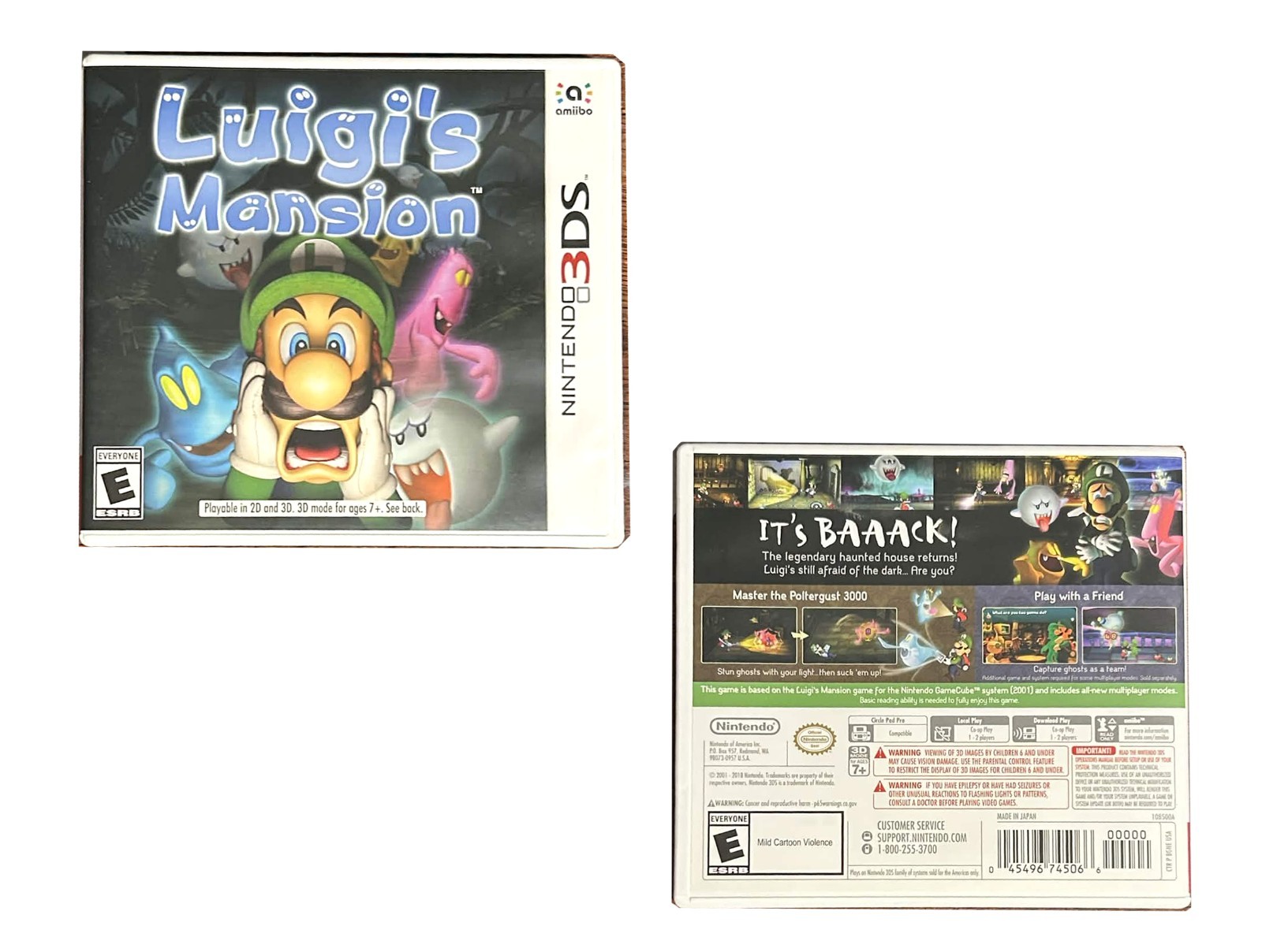 ꒷꒦꒷꒦꒷꒦꒷꒦꒷꒦꒷ Luigi’s Mansion – Nintendo 3DS – ꒷꒦꒷꒦꒷꒦꒷꒦꒷꒦꒷