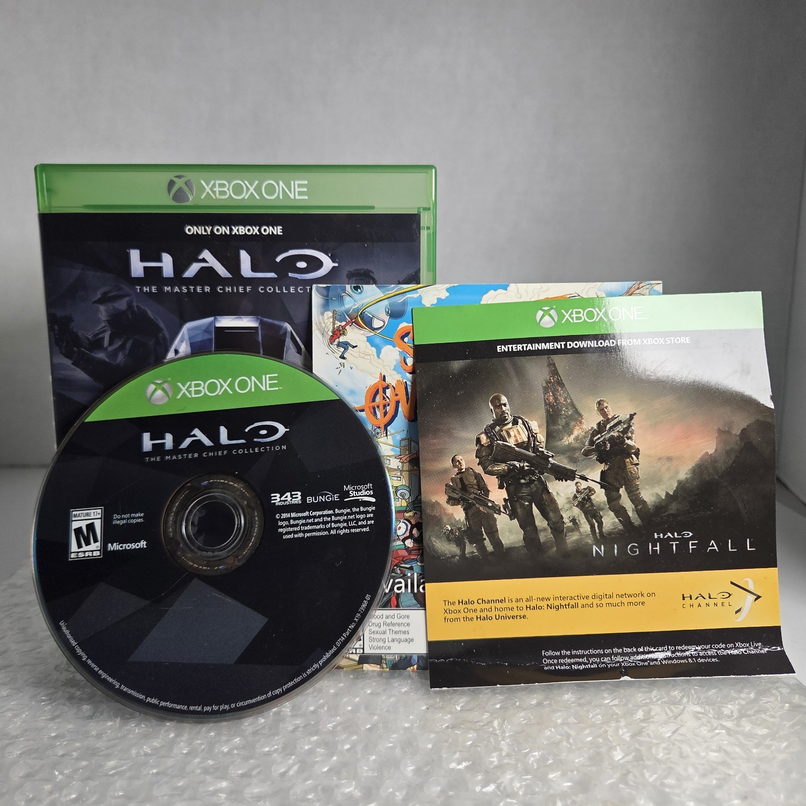 Halo Master Chief Collection Launch Microsoft Xbox One No Manual Test Bungie OEM