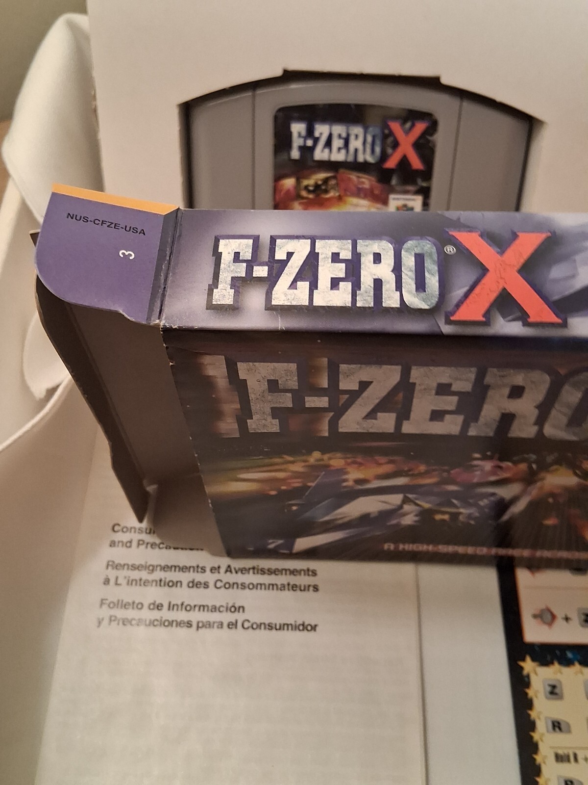 F-Zero X (Nintendo 64, 1998) slightly used