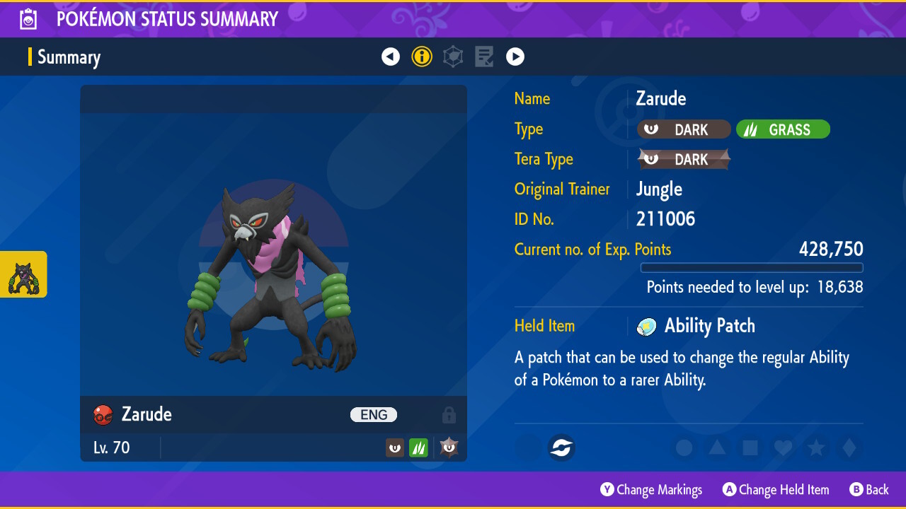 ZARUDE & DADA ZARUDE 🍃 EVENT EXCLUSIVE UNTOUCHED Pokemon Scarlet Violet & more!