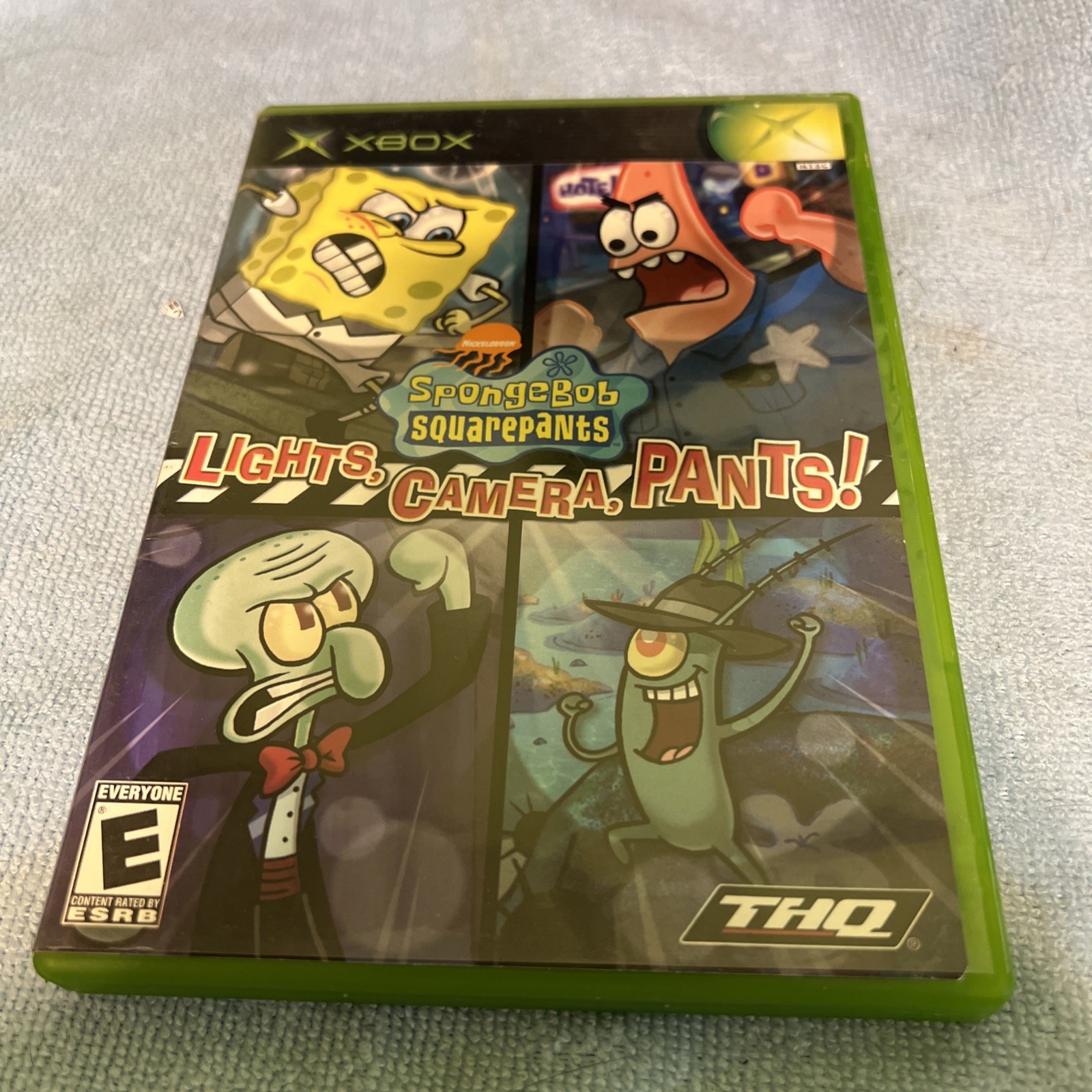 SpongeBob SquarePants: Lights, Camera, Pants Xbox – CIB W/Manual! Tested Working