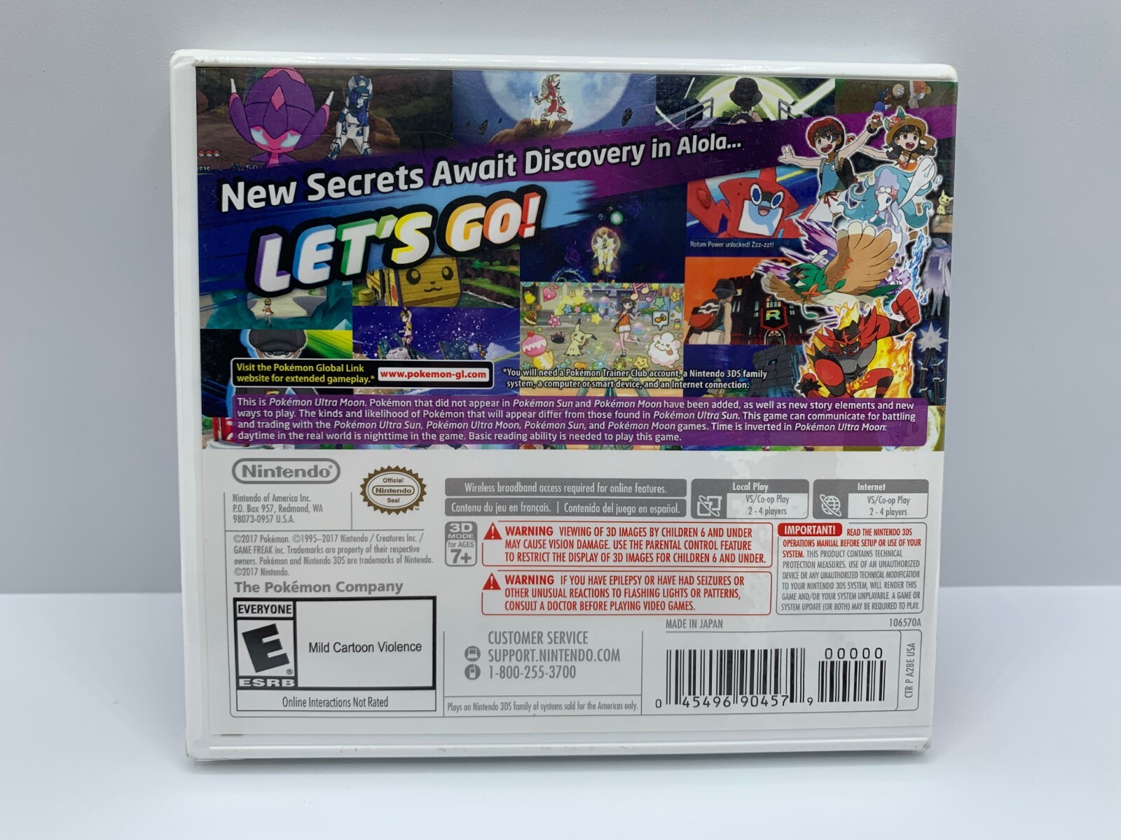 Pokémon Ultra Moon Nintendo 3DS Brand New