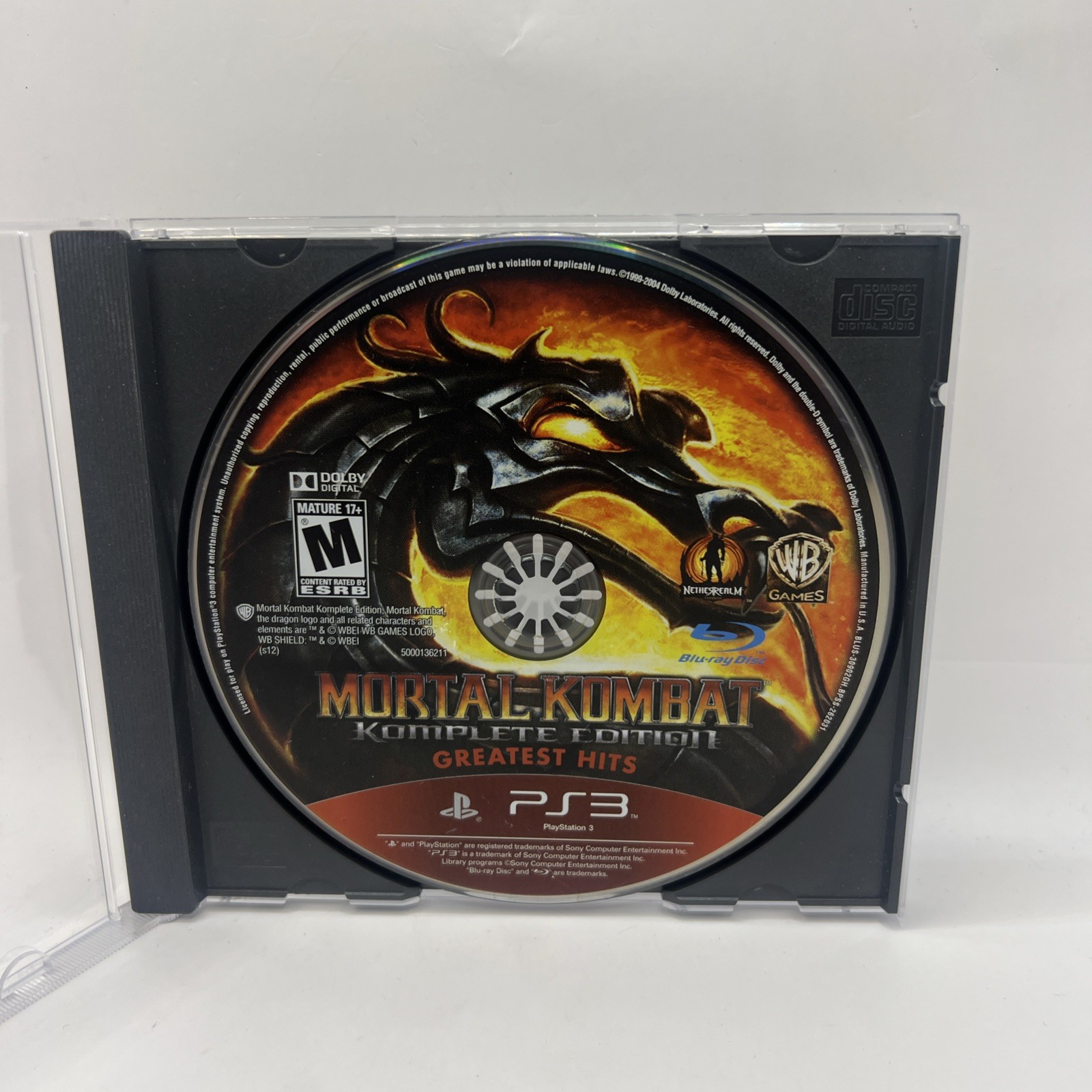Mortal Kombat Komplete Edition (PlayStation 3) PS3 – Disc Only