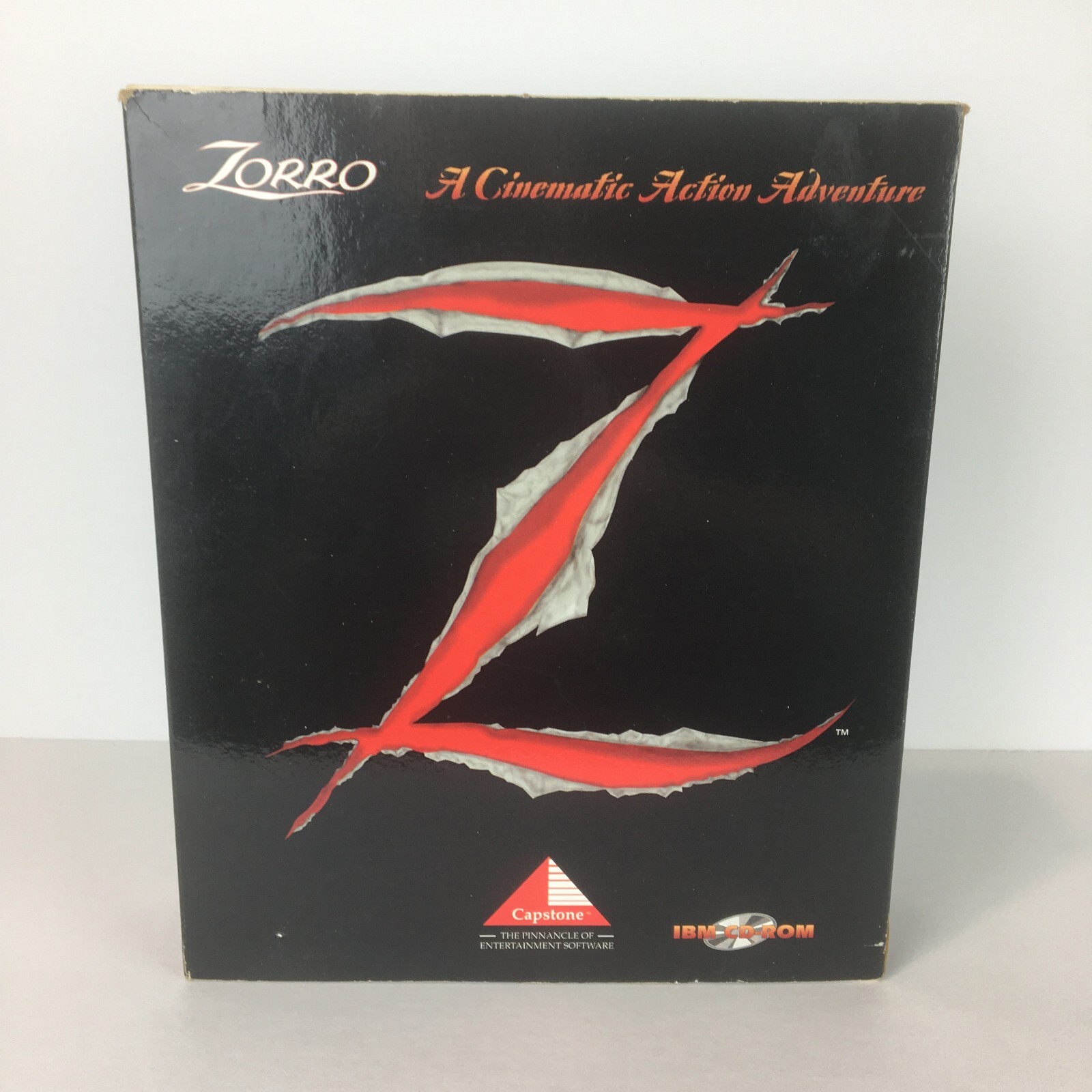 Vintage Zorro PC Game 1995 Capstone IBM PC CD Big Box Game