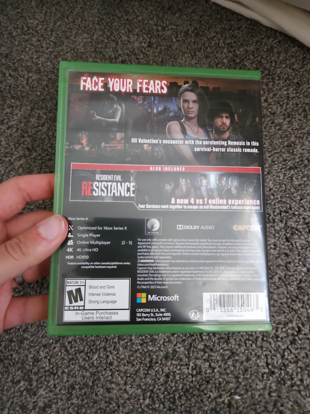 Resident Evil Xbox One Set – RE 4, RE 6, and RE 3 Tested Free Shipping