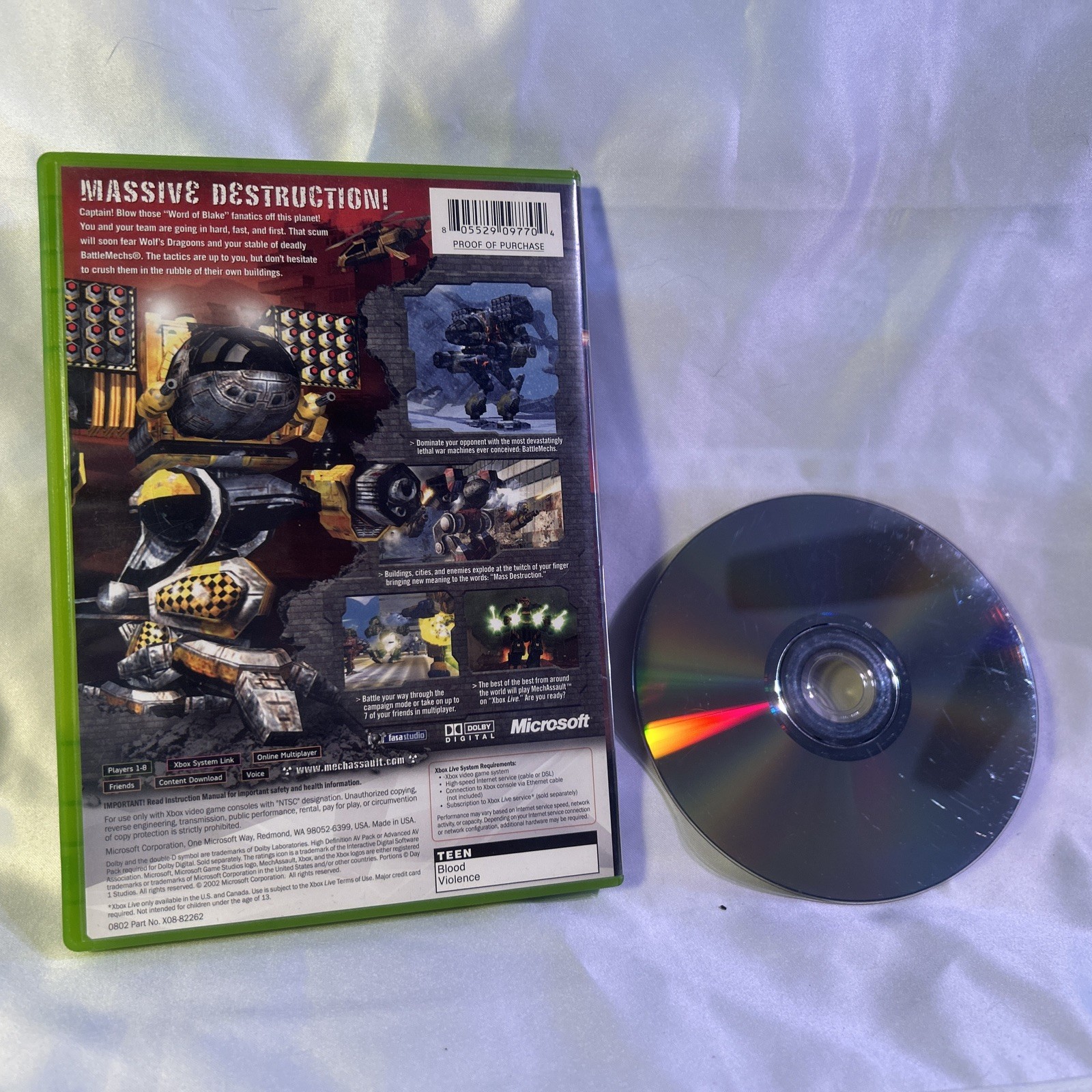MechAssault (Microsoft Xbox, 2002)