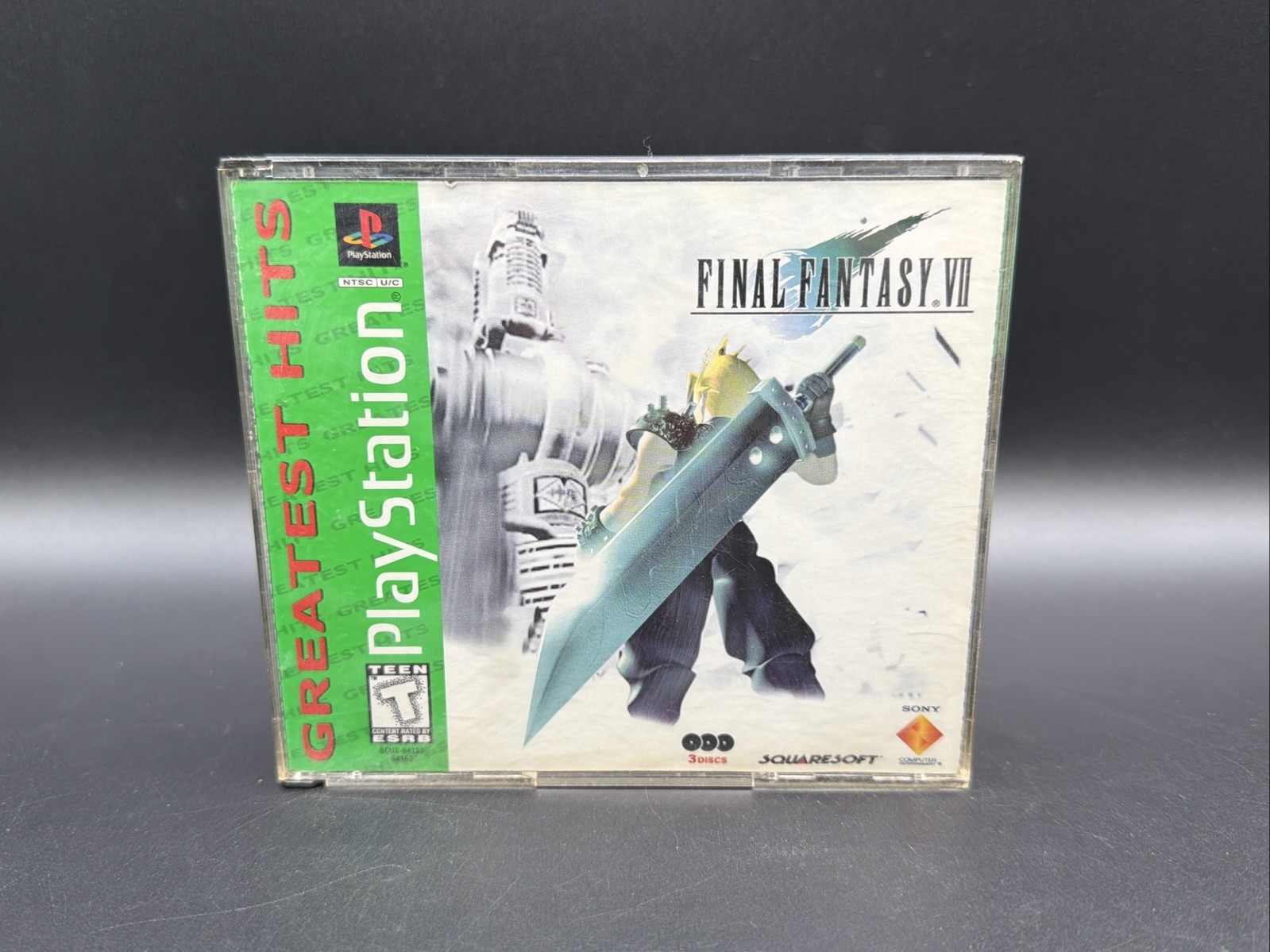 Final Fantasy VII 7 (PlayStation 1 PS1, 1997) No Manual Greatest Hits Tested