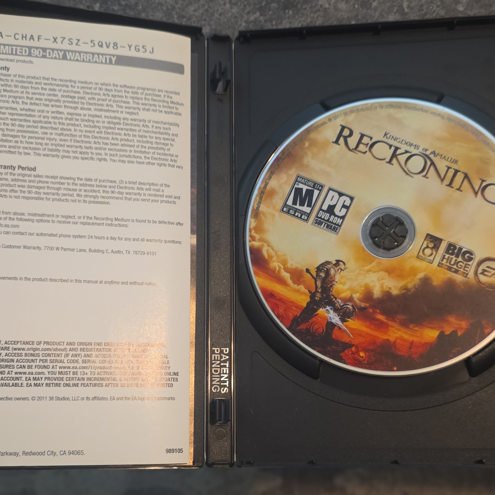 Kingdoms of Amalur: Reckoning – EA – PC DVD-ROM RPG – Internet Required