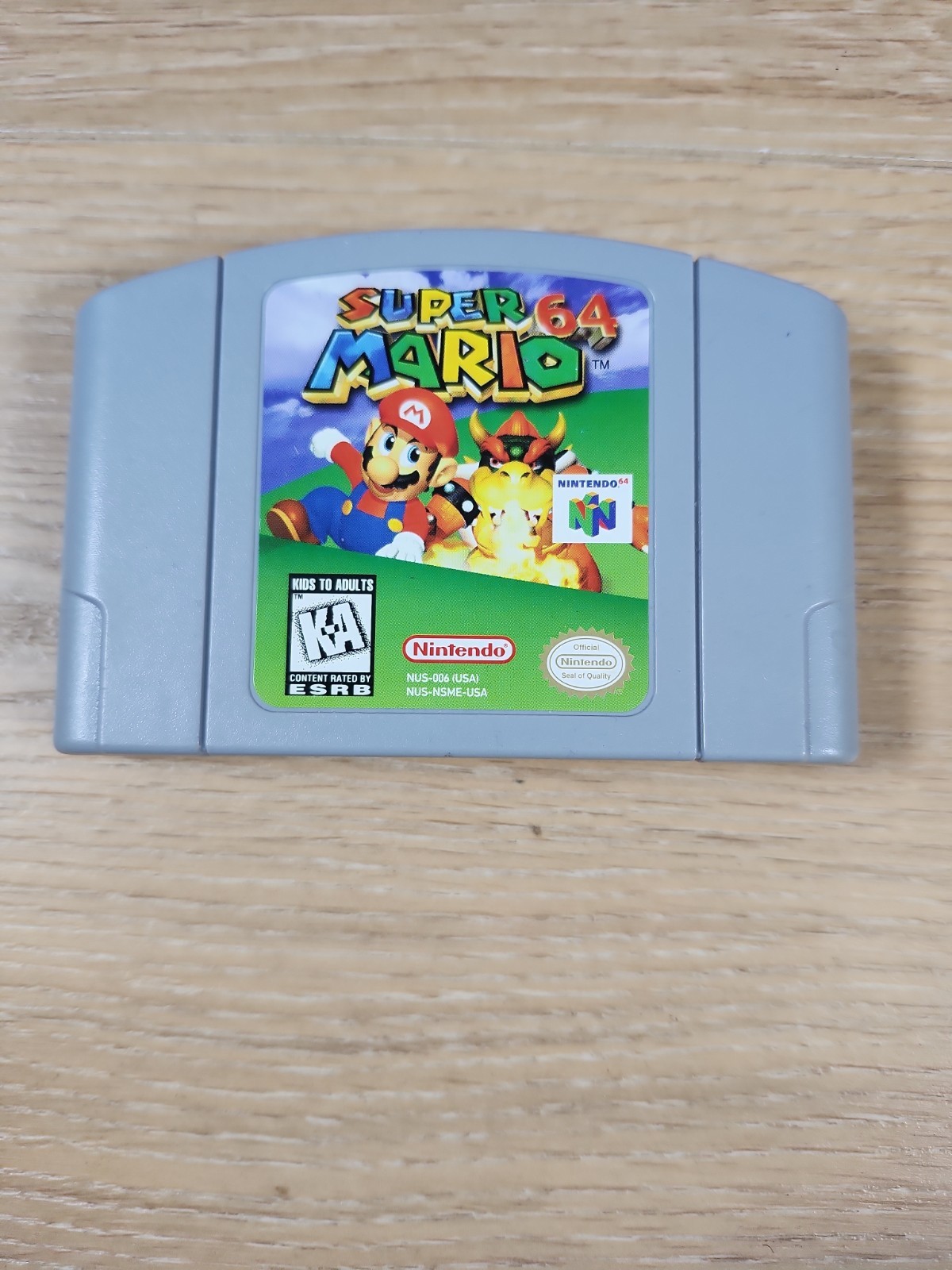 Super Mario 64 (Nintendo 64, 1999) Tested Working