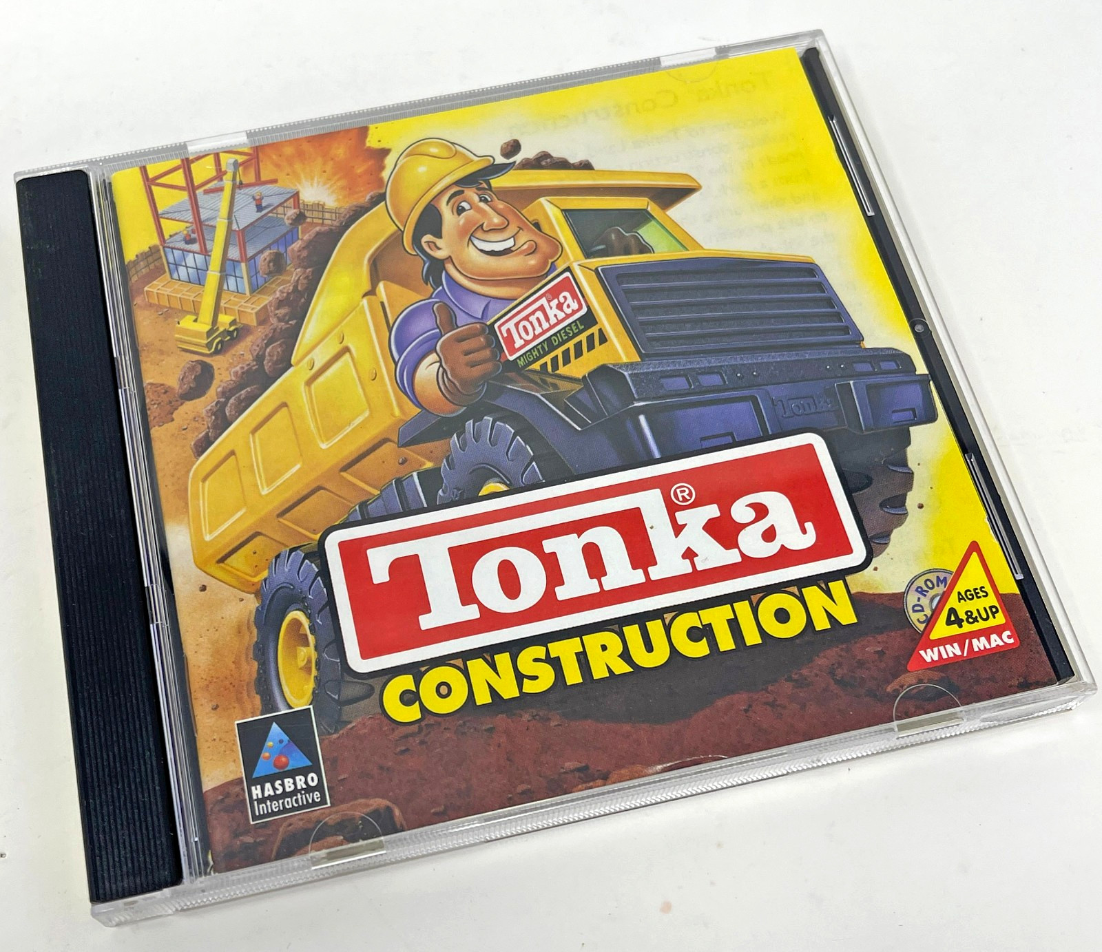 Tonka Construction (Windows/Mac, 1997) Vintage Video Game CD ROM Used Tested