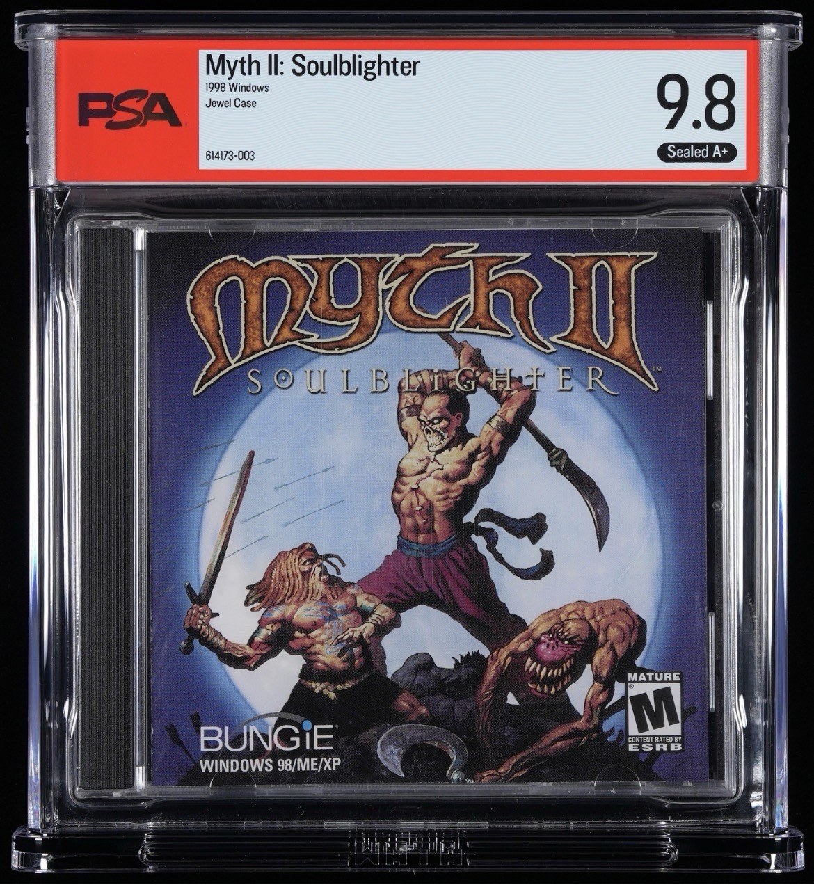 Myth II 2: Soulblighter PC, 1998, Jewel, PSA Graded 9.8 A+ – Mint, Rare