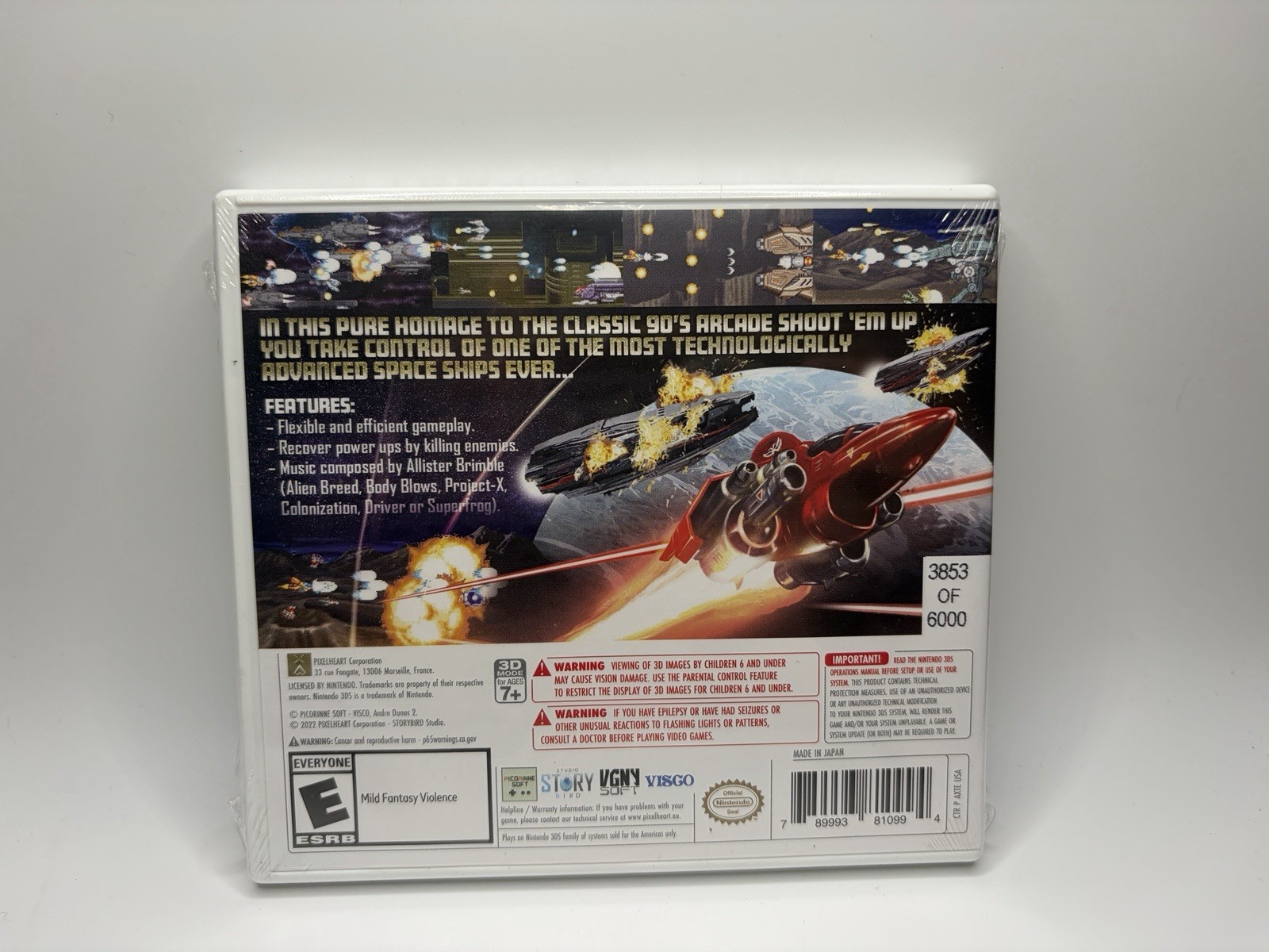 Andro Dunos 2 (Nintendo 3DS, 2022)