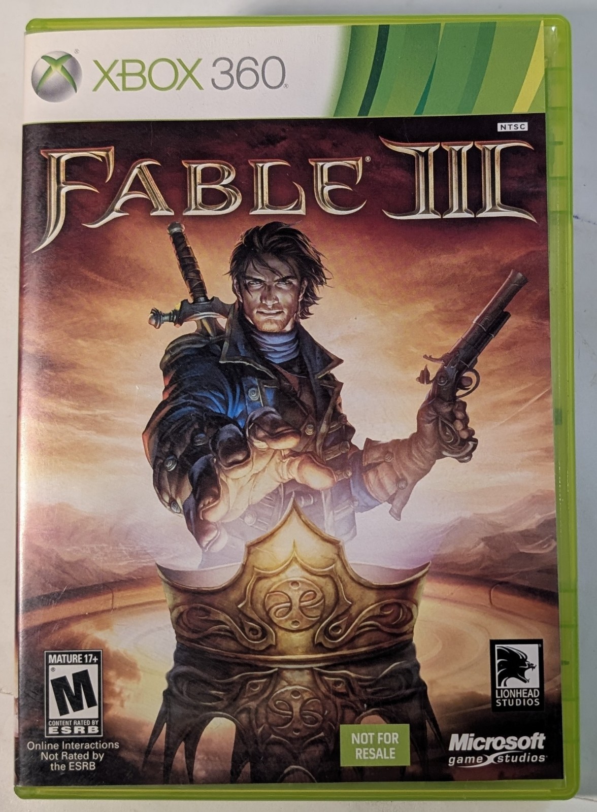 Fable III 3 Microsoft Xbox 360 Cib Tested and Working