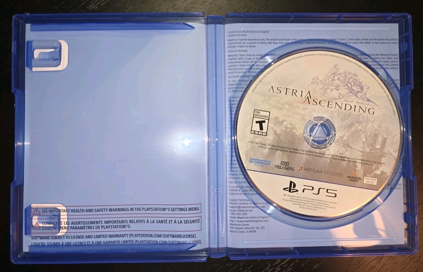 Astria Ascending PS5 PlayStation 5 Complete CIB RPG Game Good Condition