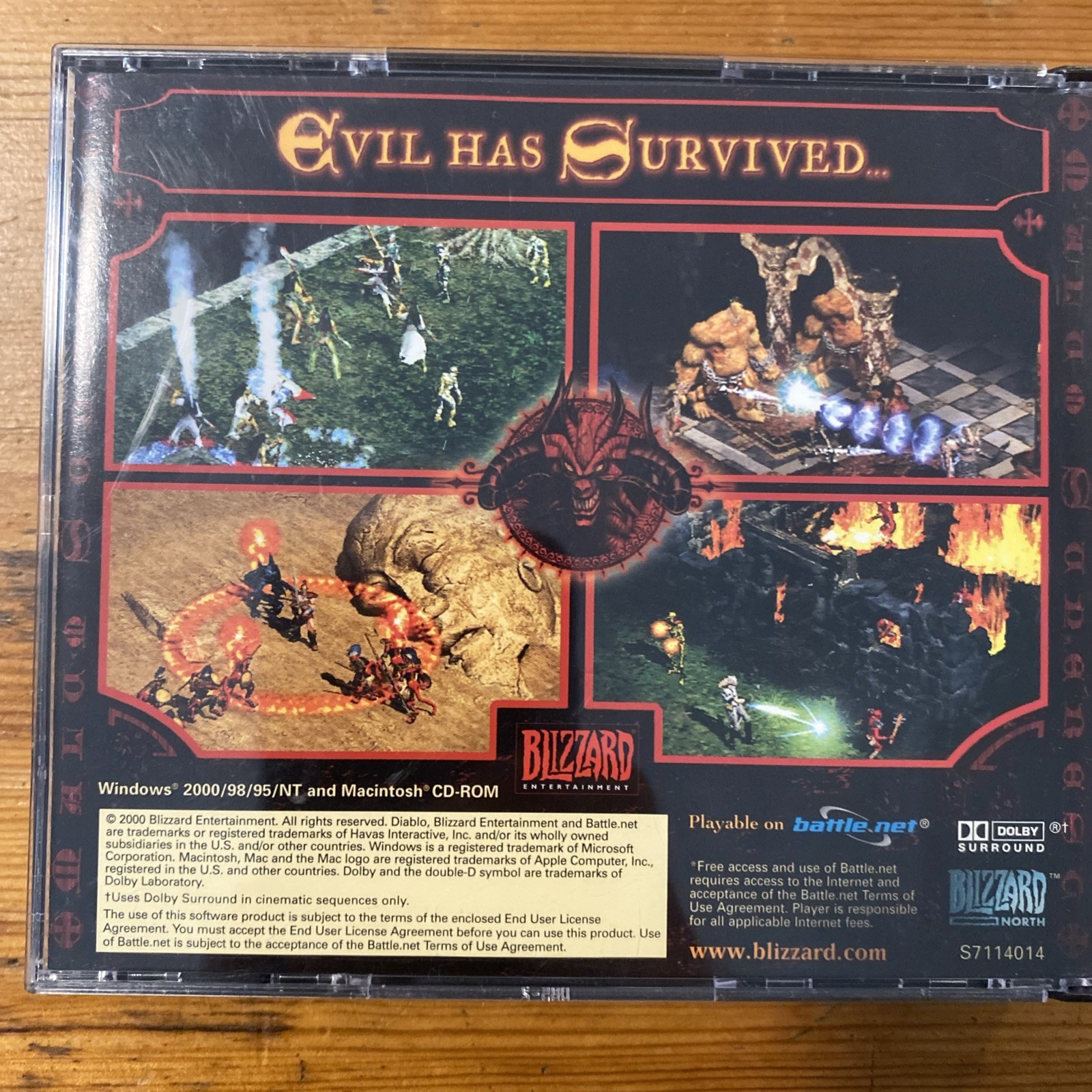 Diablo II 2 (PC) Blizzard Entertainment – 3 Discs + Jewel Case & CD Key