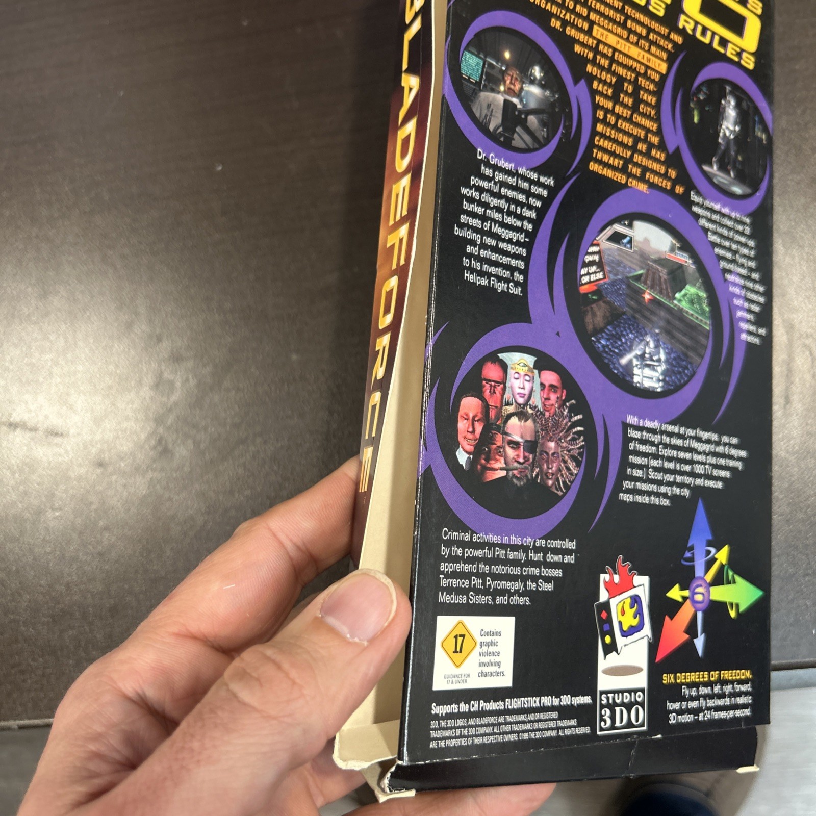 Blade Force (3DO) CIB Complete + Reg Card + Long Box + All Inserts! MINT Disc!