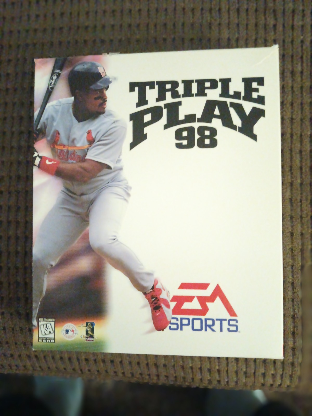 EA Sports Triple Play Baseball 98 Big Box, CD, Win 95 /98 With Manual, Inserts