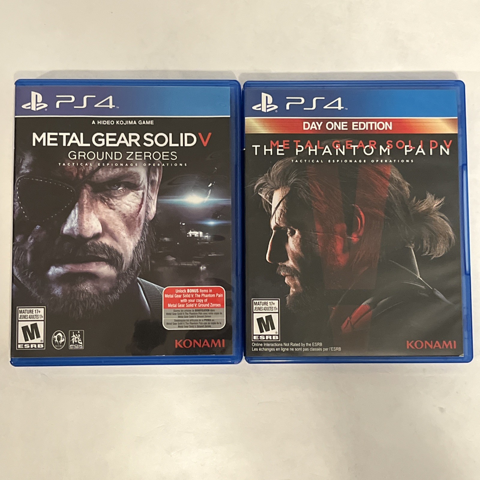 Metal Gear Solid V: Ground Zeroes & The Phantom Pain (Day One Edition) CIB