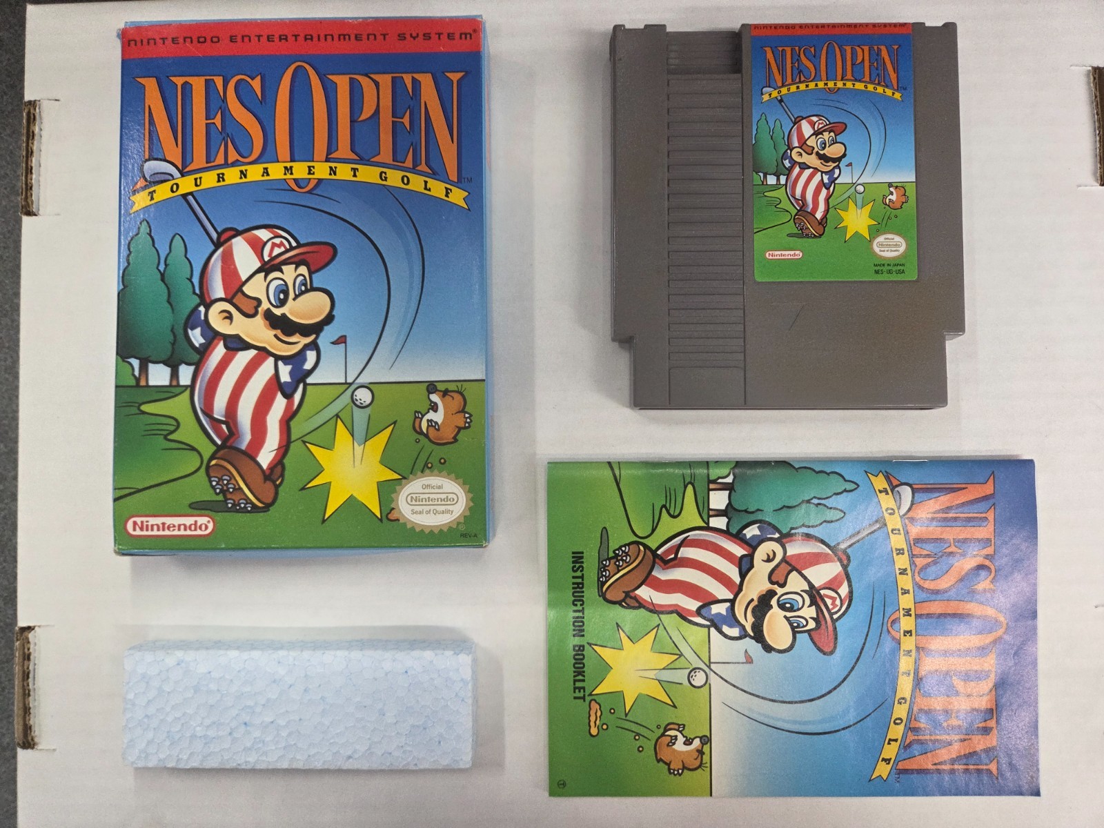 CIB NES Open Tournament Golf (Nintendo Entertainment System, NES, 1991) – Tested