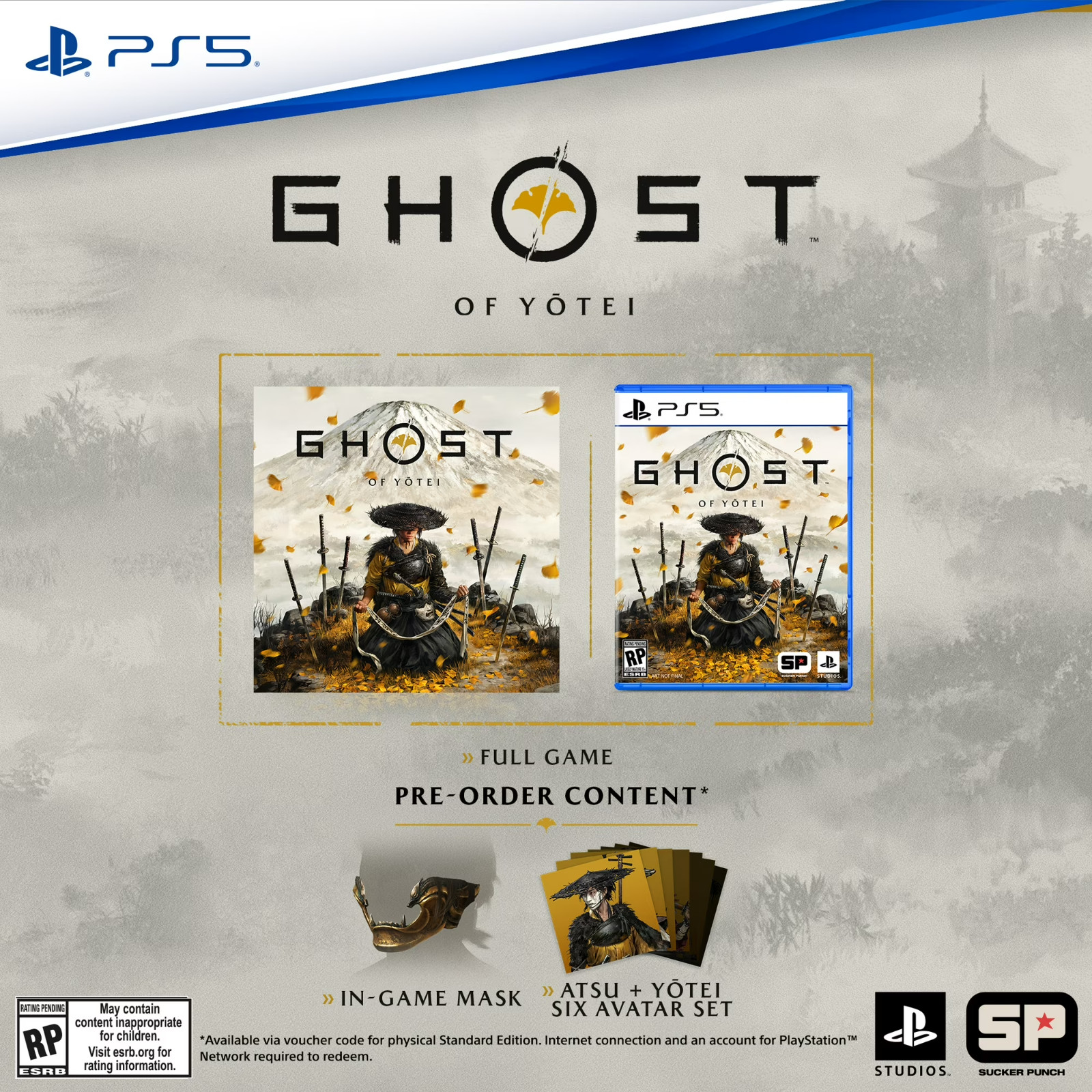 Ghost Of Yotei – Sony PlayStation 5 – SHIPPED FORM US – [SALE]