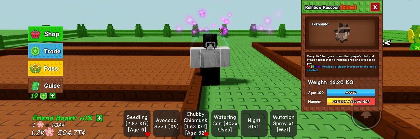 Roblox Garden Simulation Multiplayer Virtual Pet Game PC Region Free