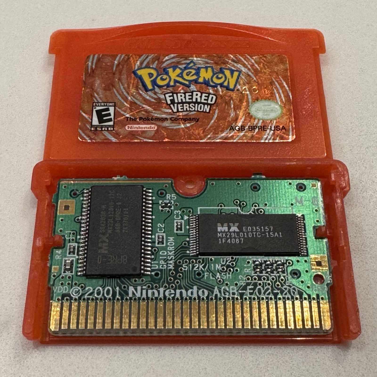 (2)Games Pokemon: LeafGreen & FireRed Version (GBA, 2004) 100% Authentic TESTED