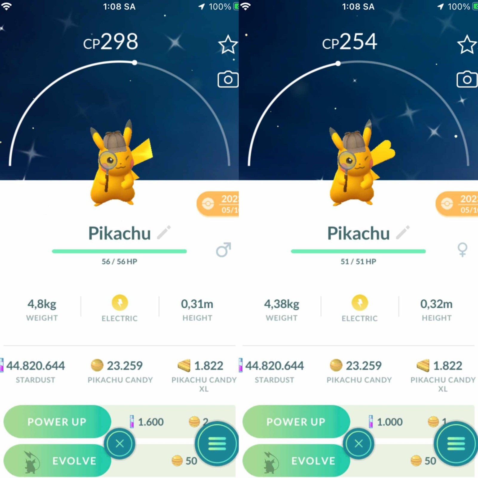 Pokemon Shiny Pikachu Wearing a Detective Hat – TRA’DE GO – Description