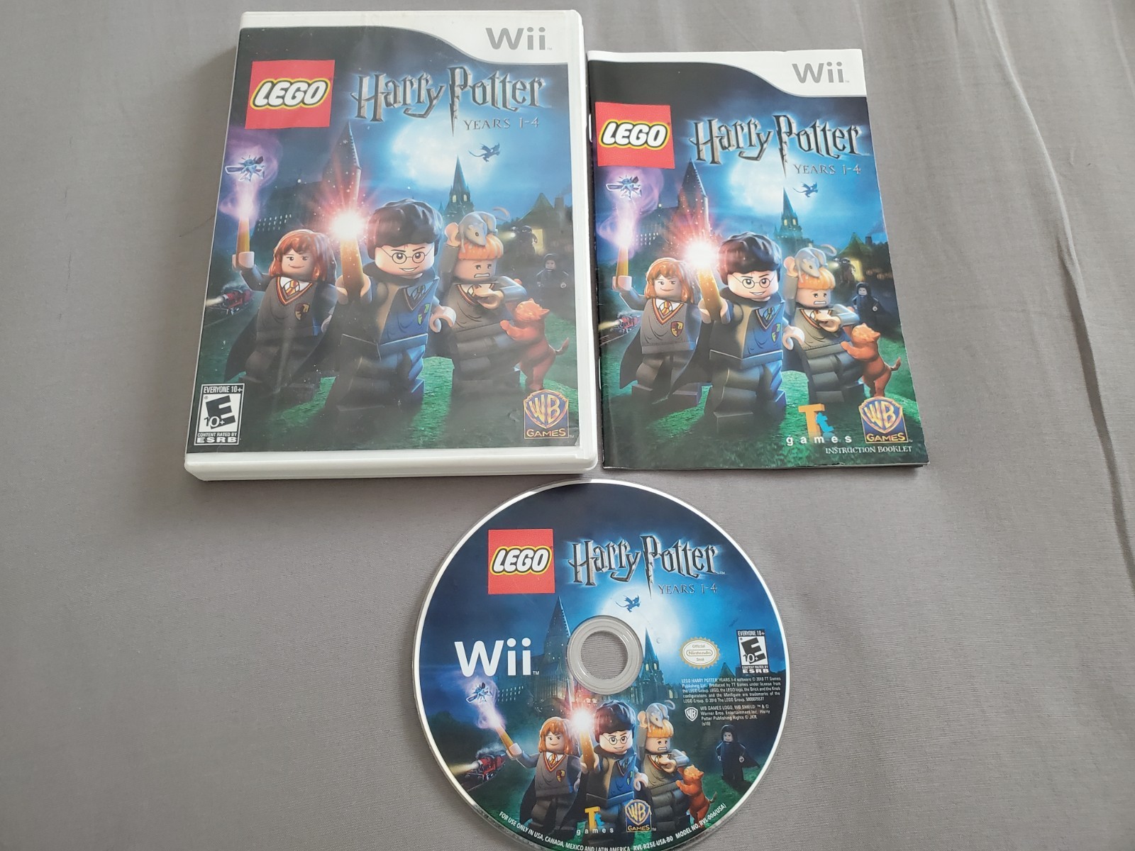 LEGO Harry Potter: Years 1-4 (Nintendo Wii, 2010) COMPLETE disk/case/manual