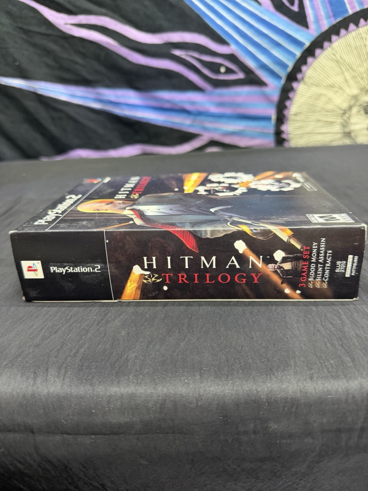Hitman Trilogy PS2 Box Set CIB Complete w/ Bonus Disc Tested Blood Money Silent