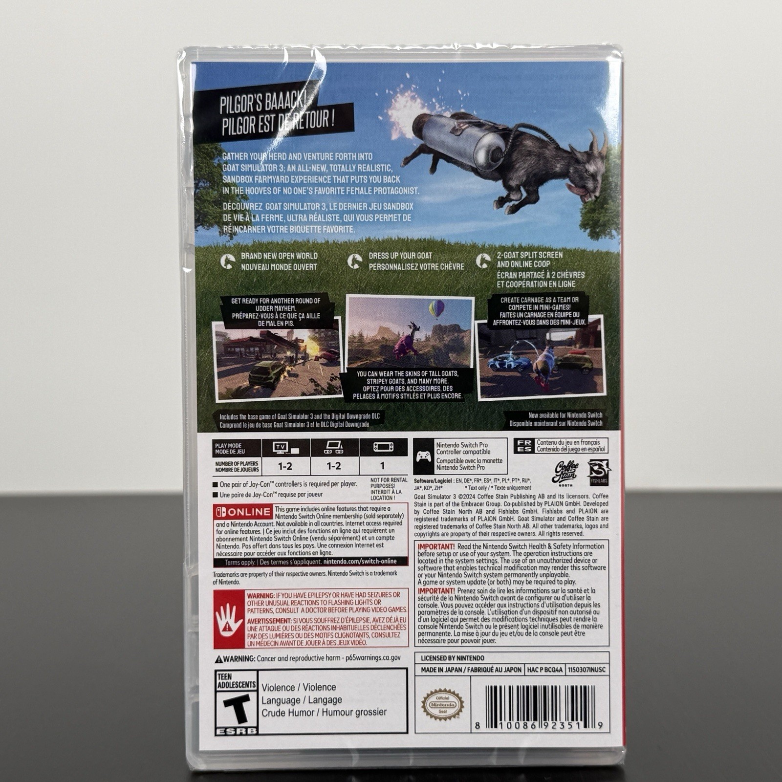 Goat Simulator 3 (Nintendo Switch) – NEW SEALED