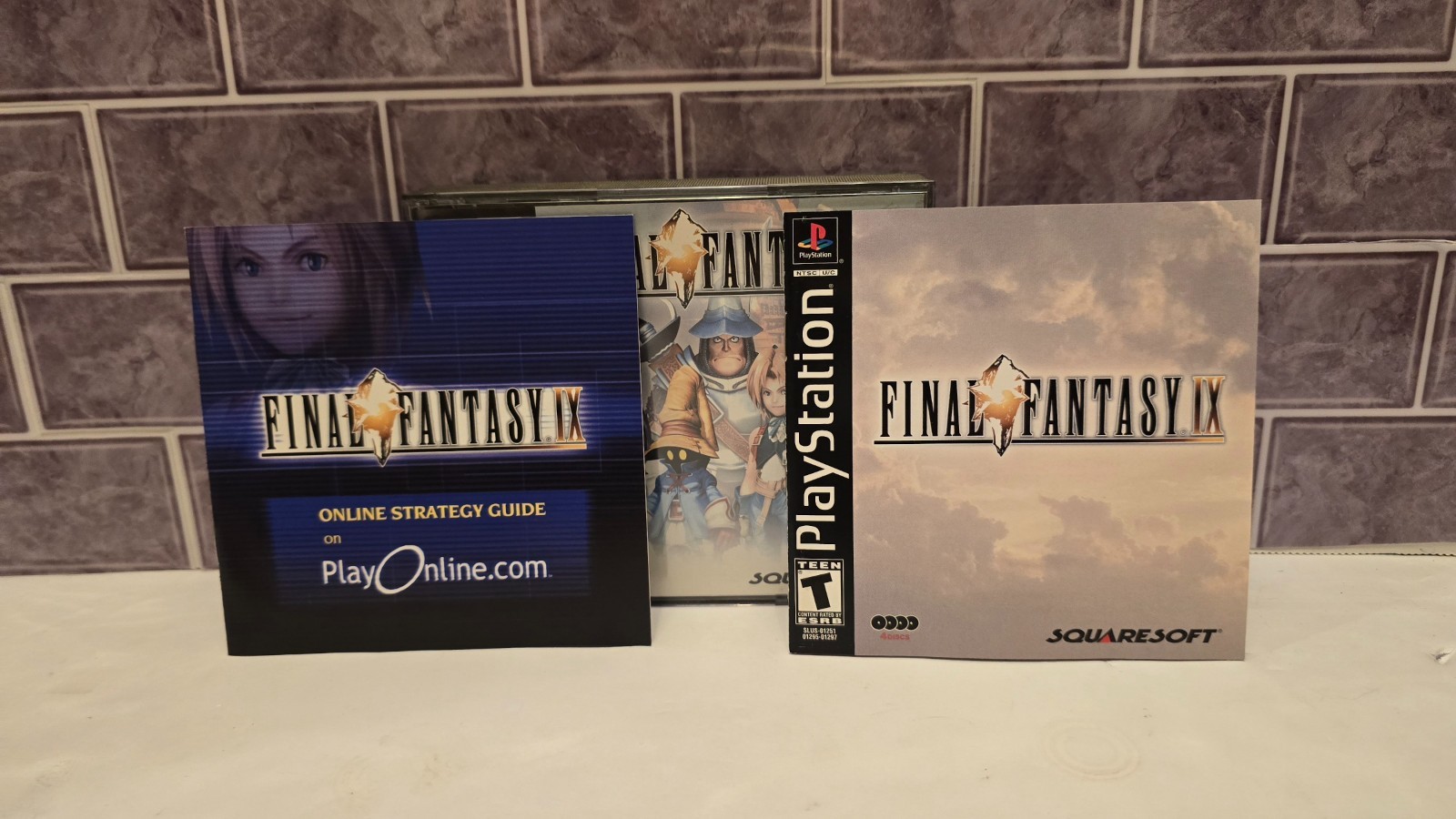 Sony PlayStation 1 Final Fantasy IX Authentic CIB Reg Card *Tested & Working*