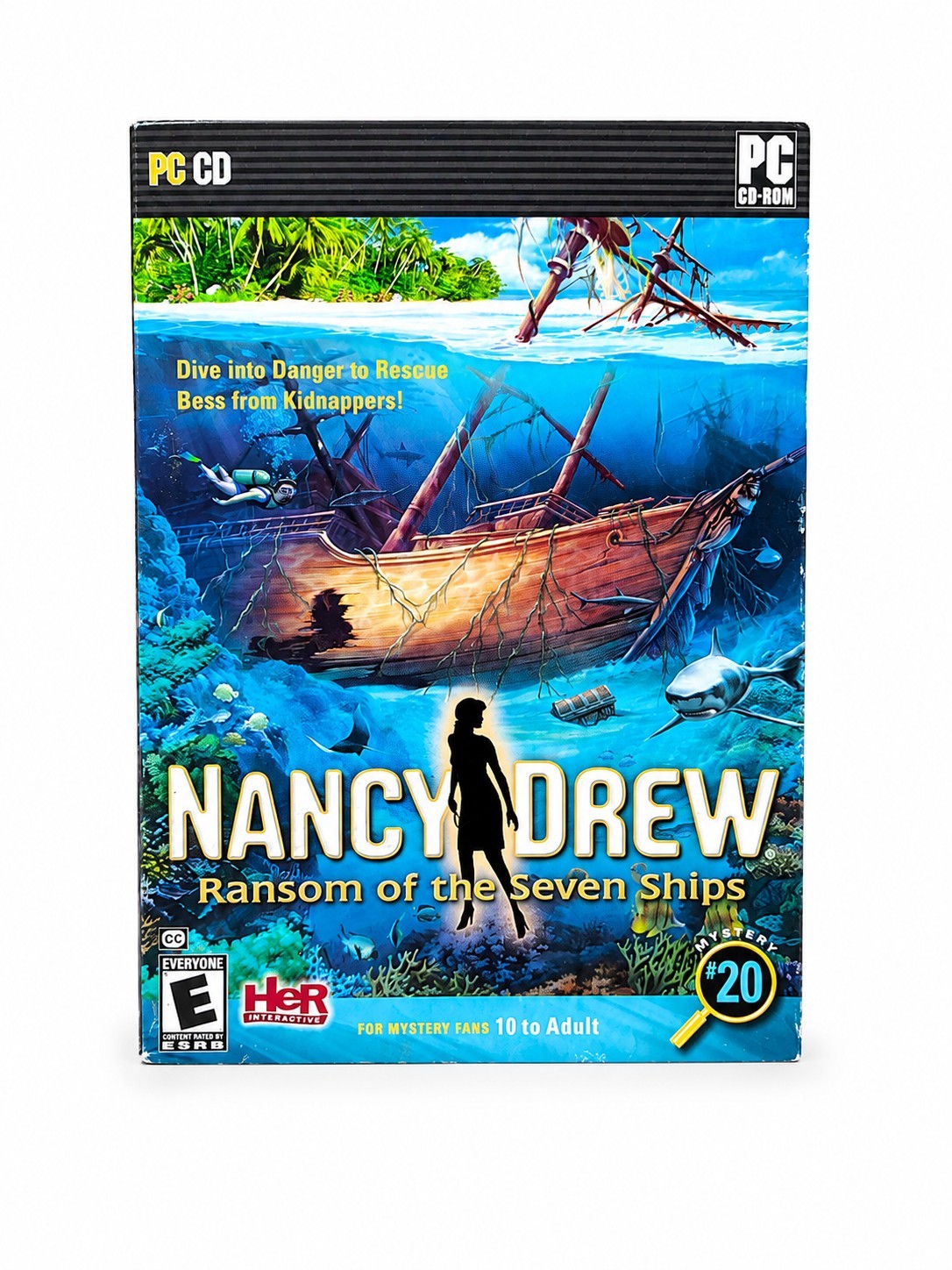 Nancy Drew Ransom of the Seven Ships PC CD-ROM Mystery #20 Complete Rare -Used