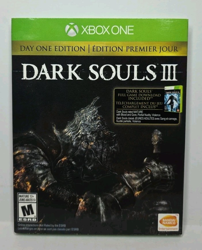 XBOX ONE Dark Souls III Day One Edition Comes With Code