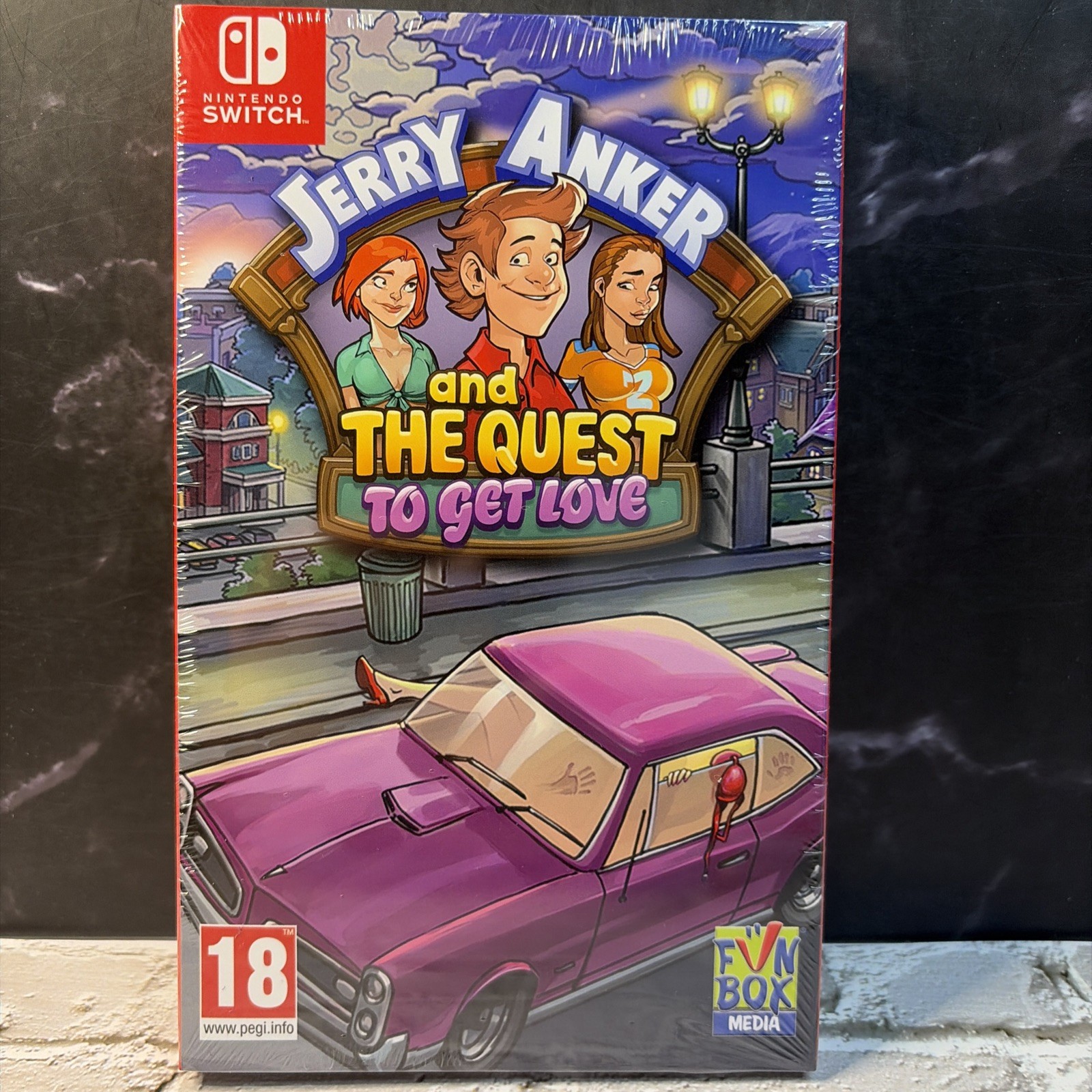 Jerry Anker and the Quest to Get Love Nintendo Switch New Artbook Funbox Media