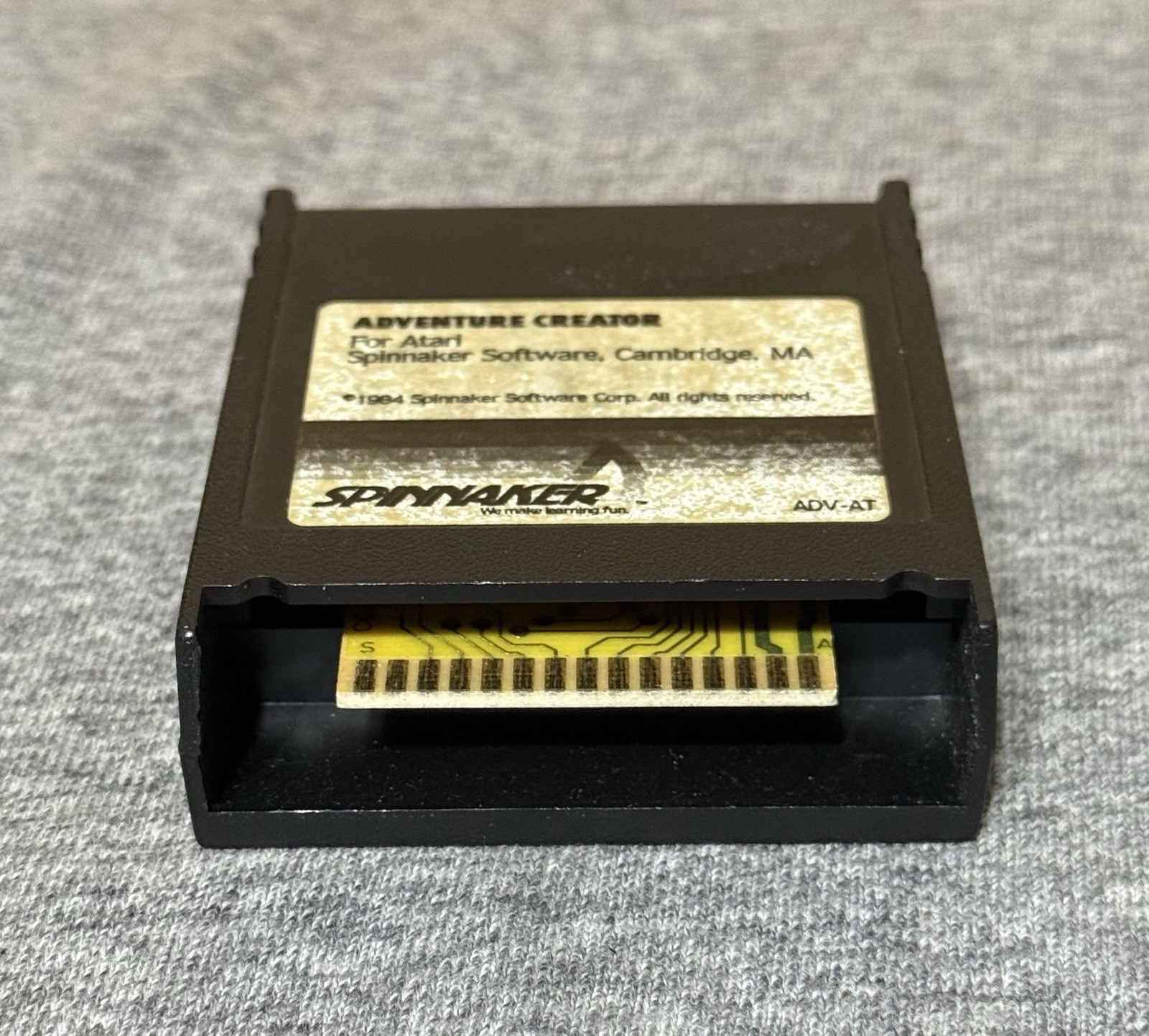 Spinnaker ADVENTURE CREATOR for Atari 800, 400, XL, XE-Cartridge/Manual Tested