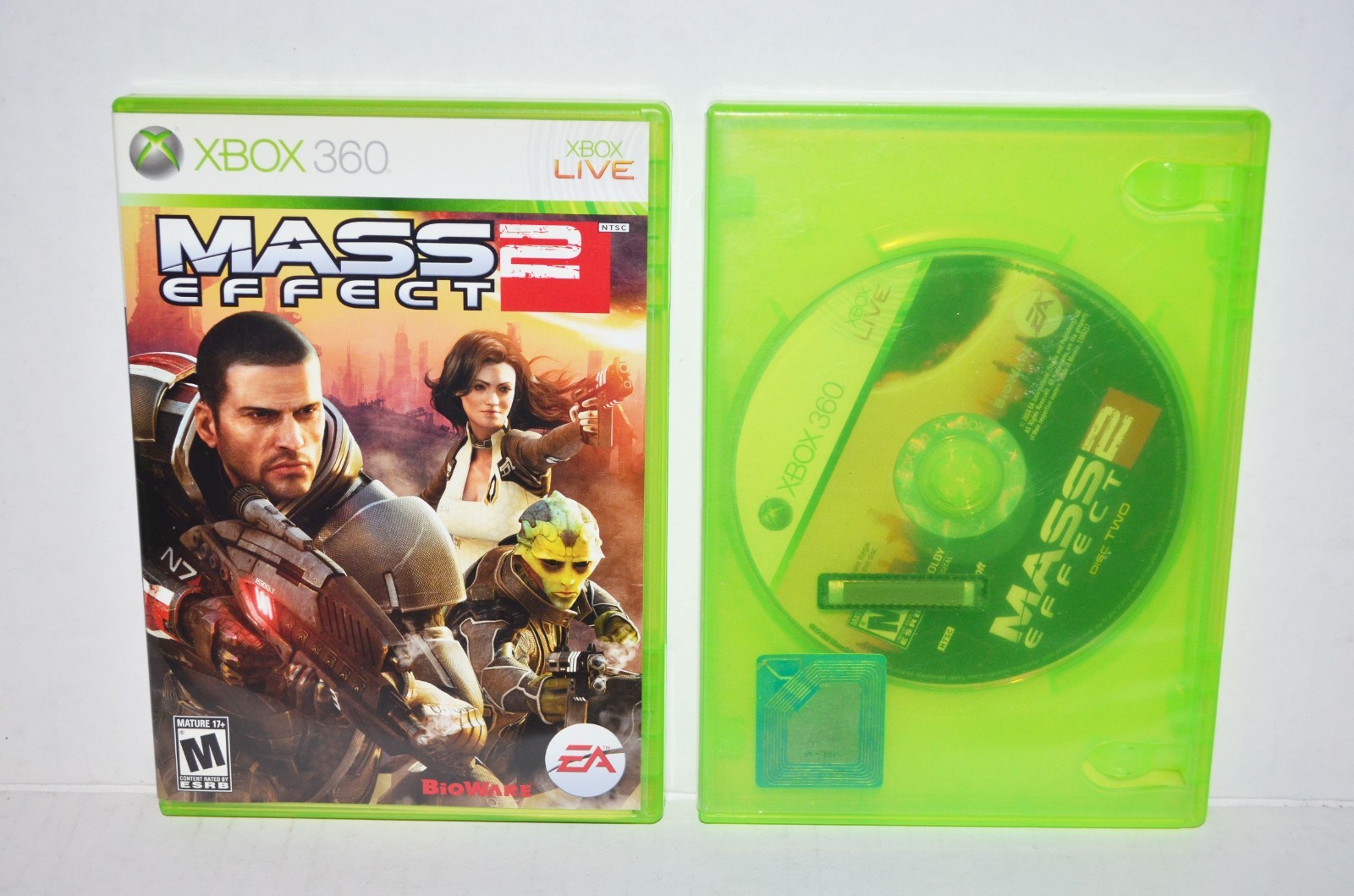 Mass Effect 2 (Microsoft Xbox 360, 2010) Mass Effect II Video Game CIB NM🔥