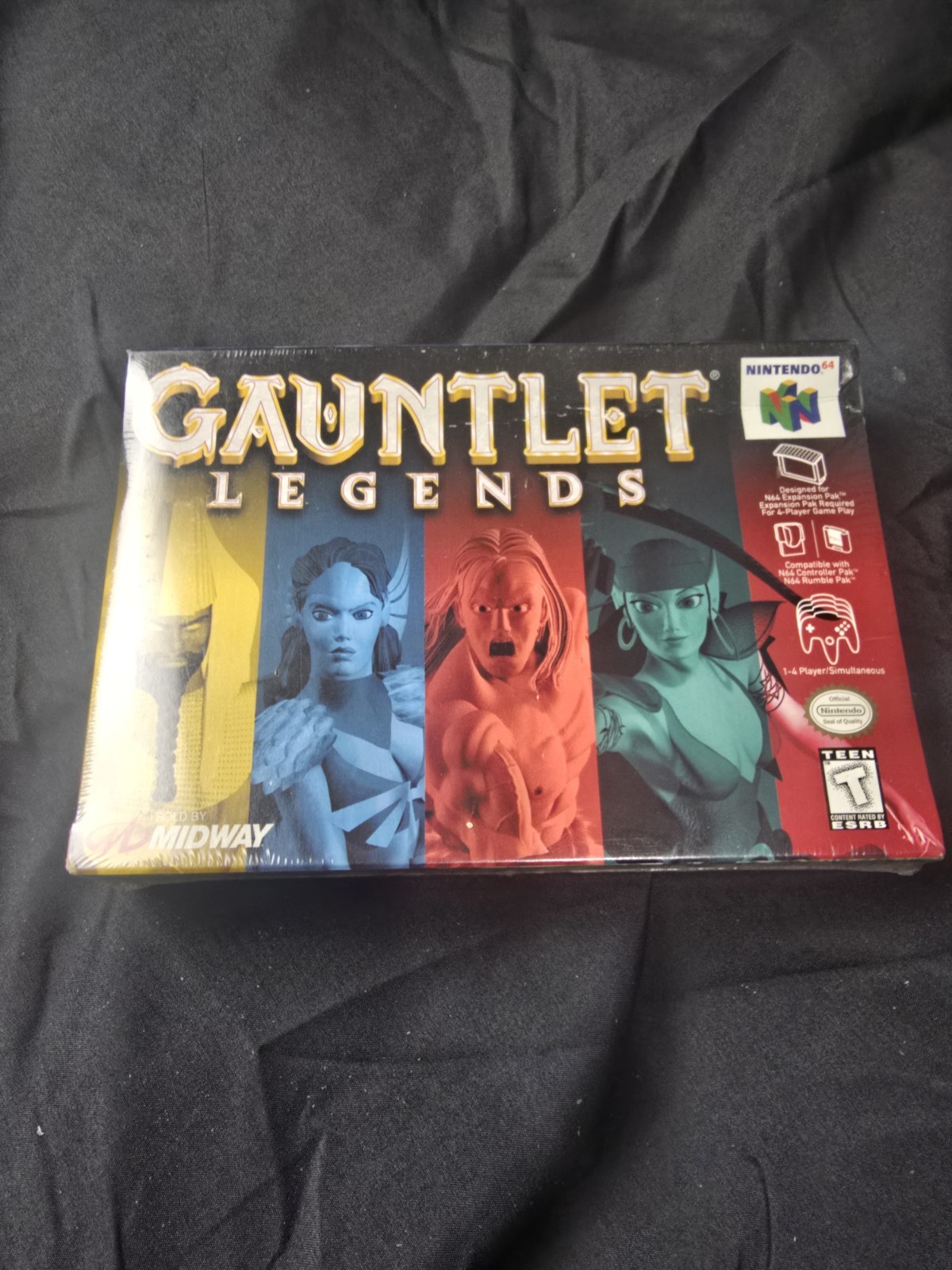 Gauntlet Legends FACTORY SEALED Nintendo 64 N64 Midway 1998 Damaged Box