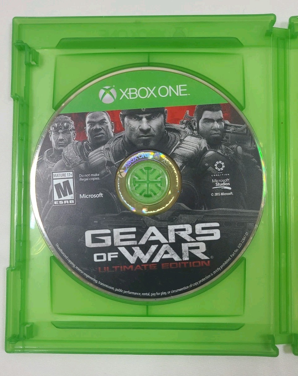 Gears of War: Ultimate Edition Xbox One Tested. Disc Only Free Shipping.