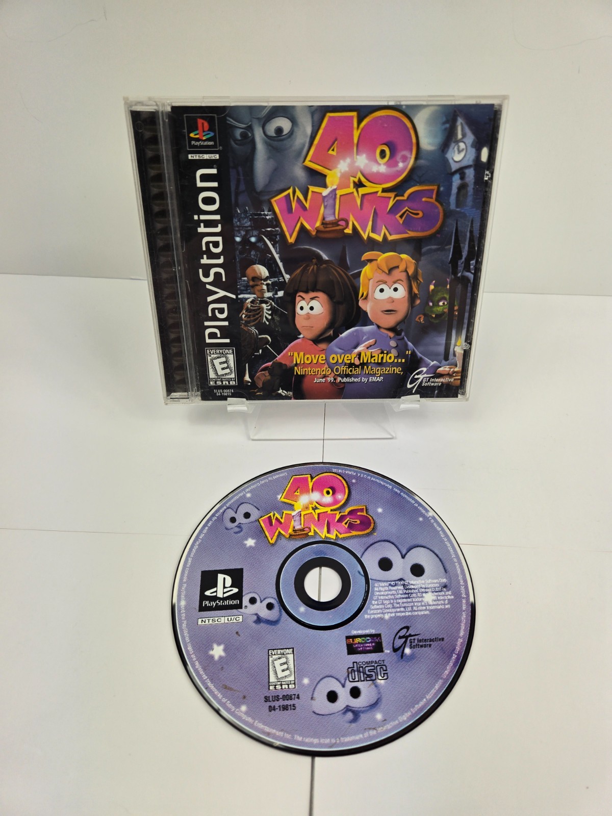 40 Winks (Sony PlayStation 1, 1999) Complete