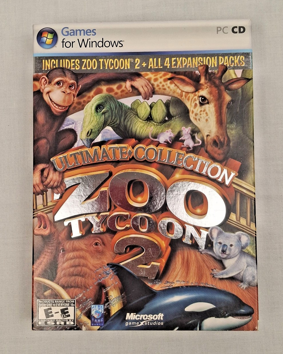 Zoo Tycoon 2: Ultimate Collection PC w/ Case Manual 3 Discs Expansion Pack