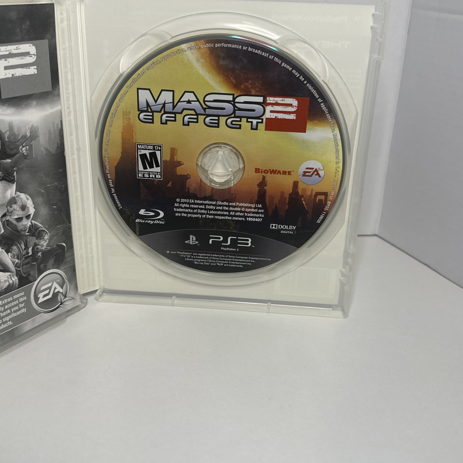 Mass Effect 2 (Sony PlayStation 3, 2011) PS3 CIB Tested and Working