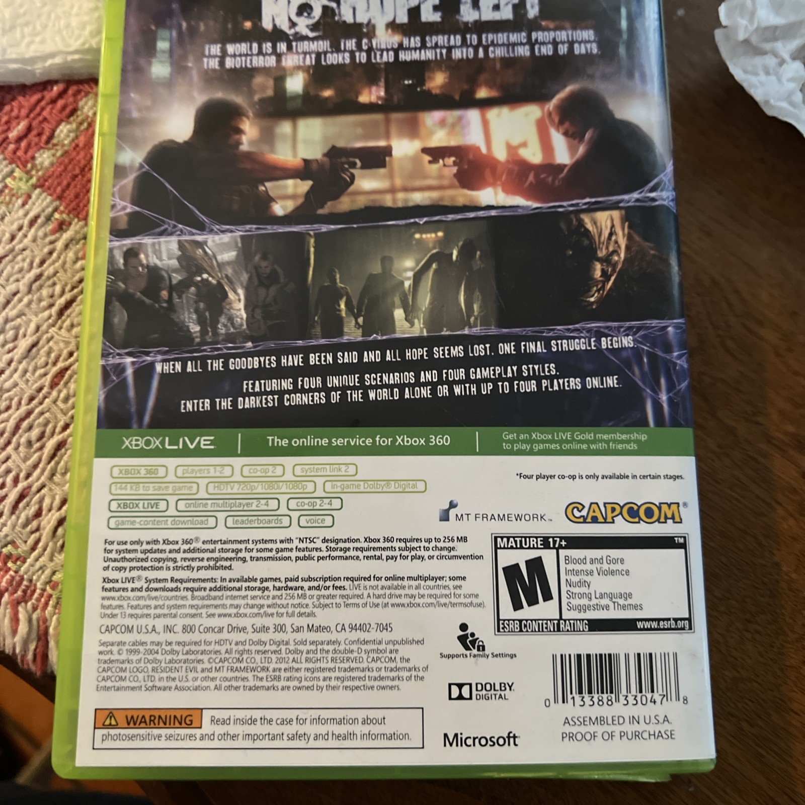 Resident Evil 6 – Xbox 360