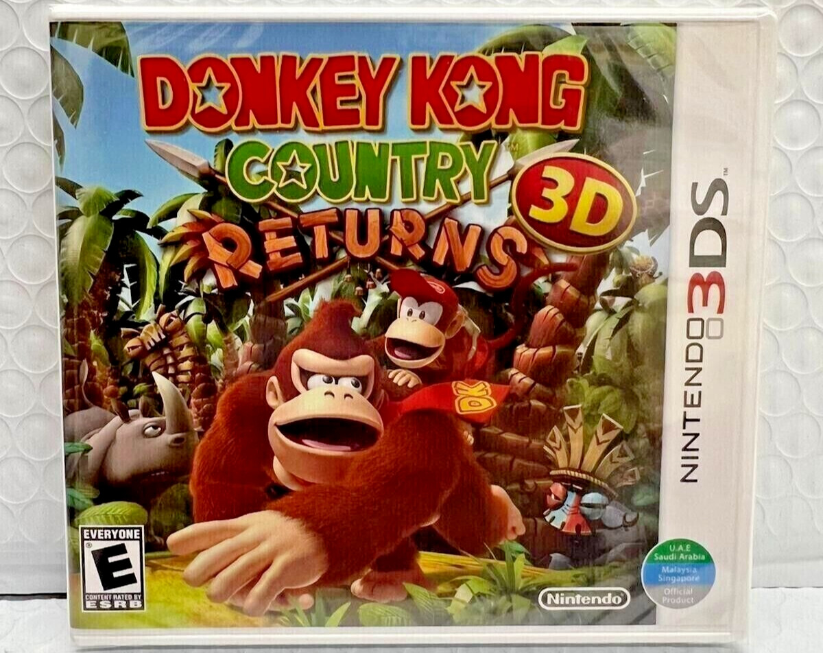 Donkey Kong Country Returns 3D – Nintendo 3DS New (Multiplayer, 2016 Platform)