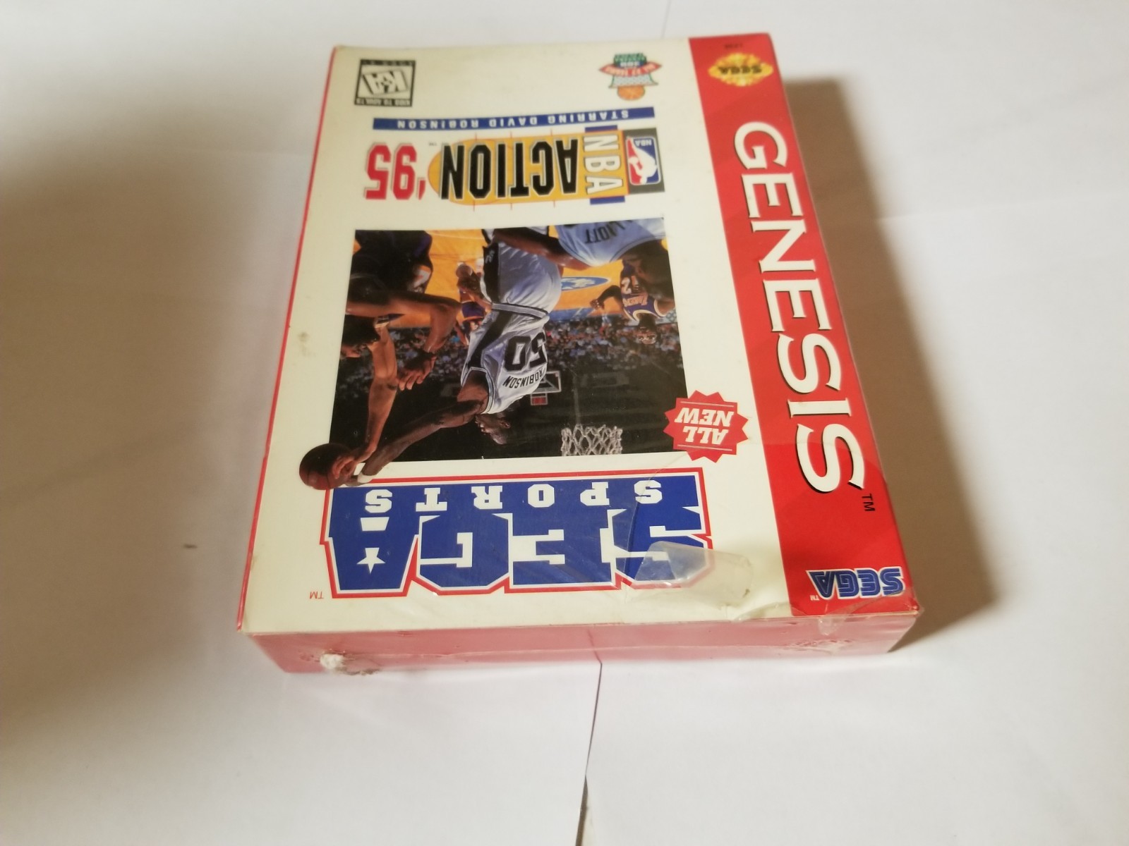 NBA Action ’95 Starring David Robinson (Sega Genesis, 1995) New