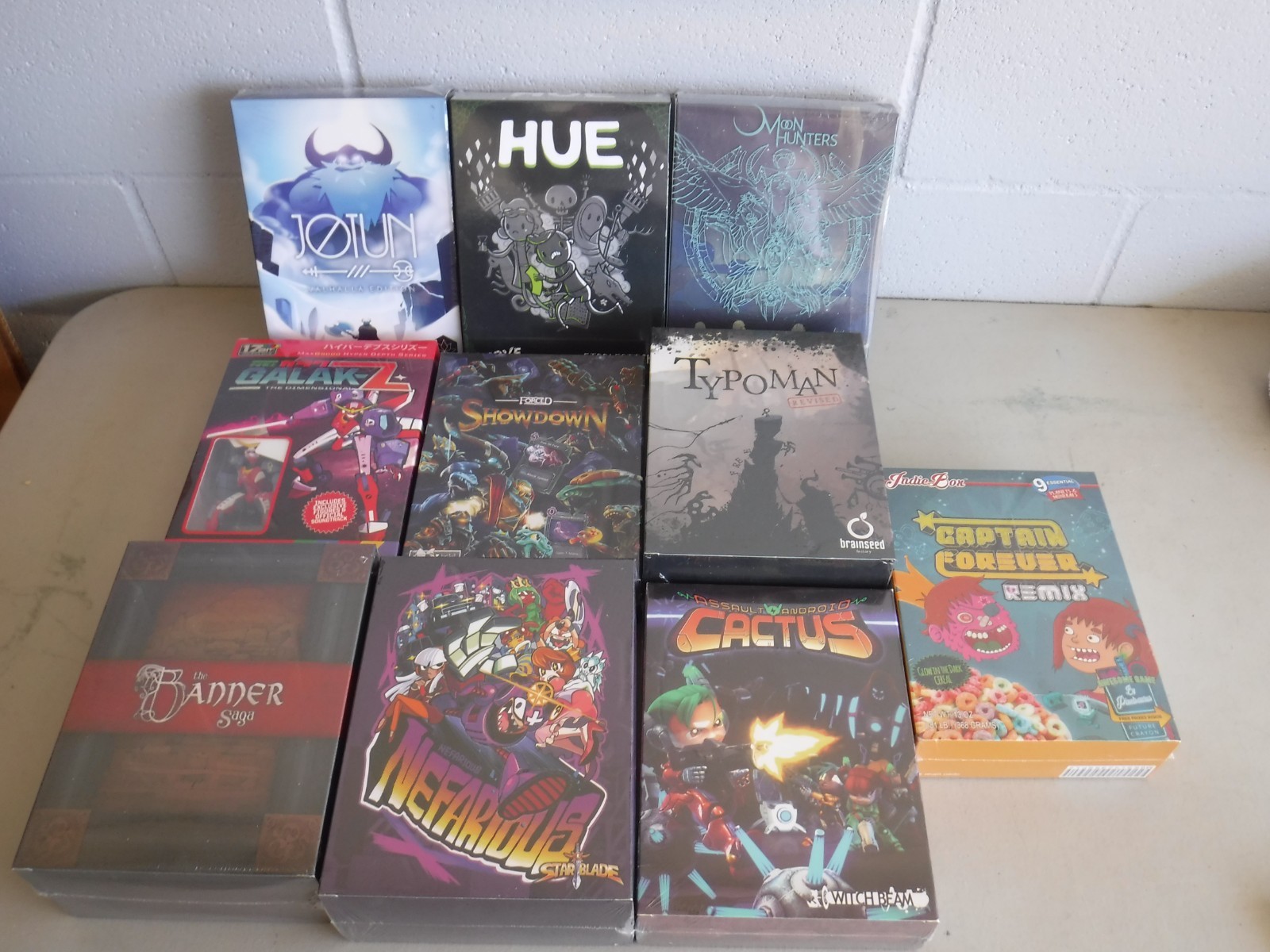 Indiebox PC Game Bundle of 10 NEW Nefarious Banner Sage Android Cactus Typoman