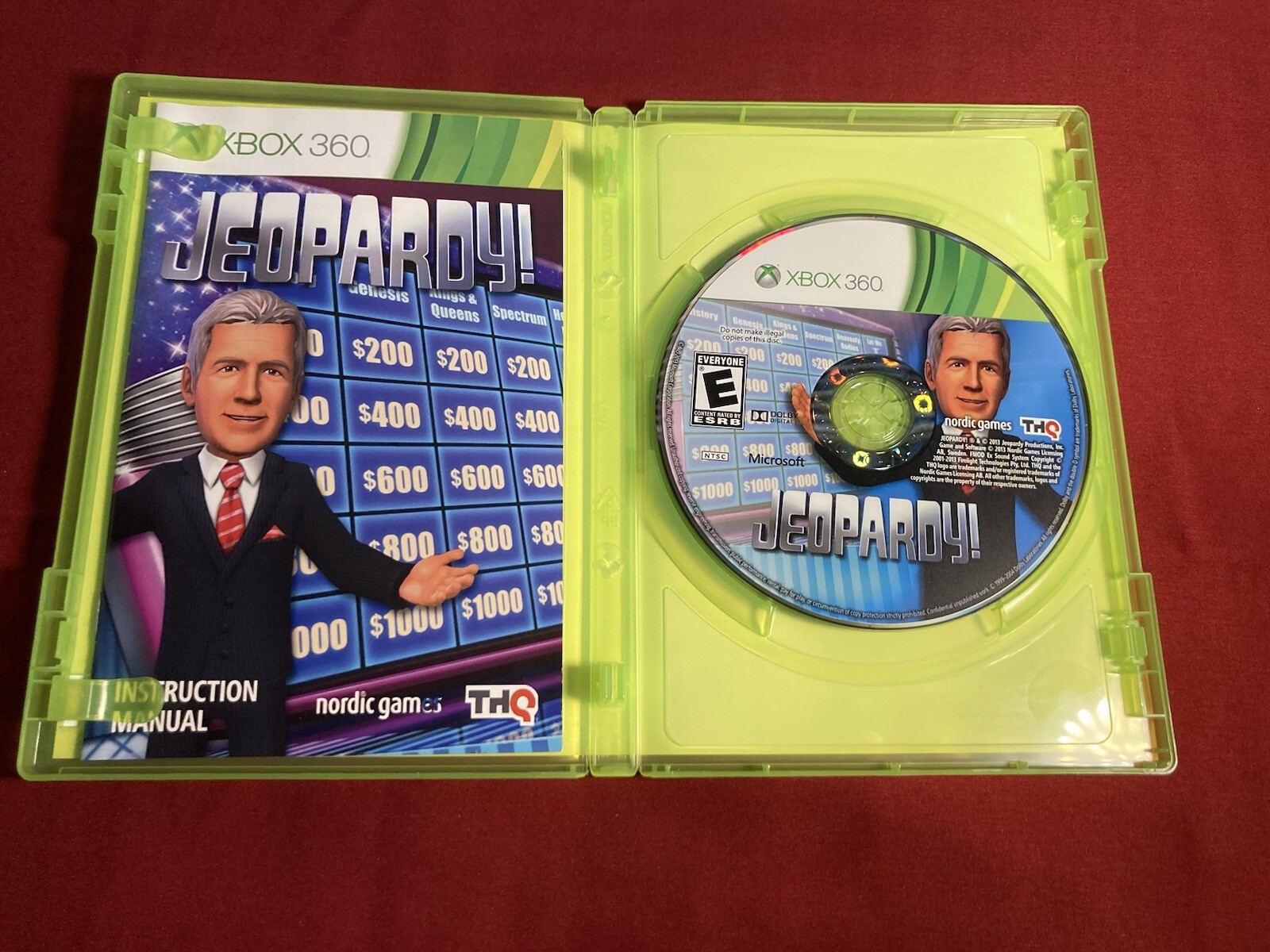 Jeopardy! Microsoft Xbox 360 CIB Tested Works